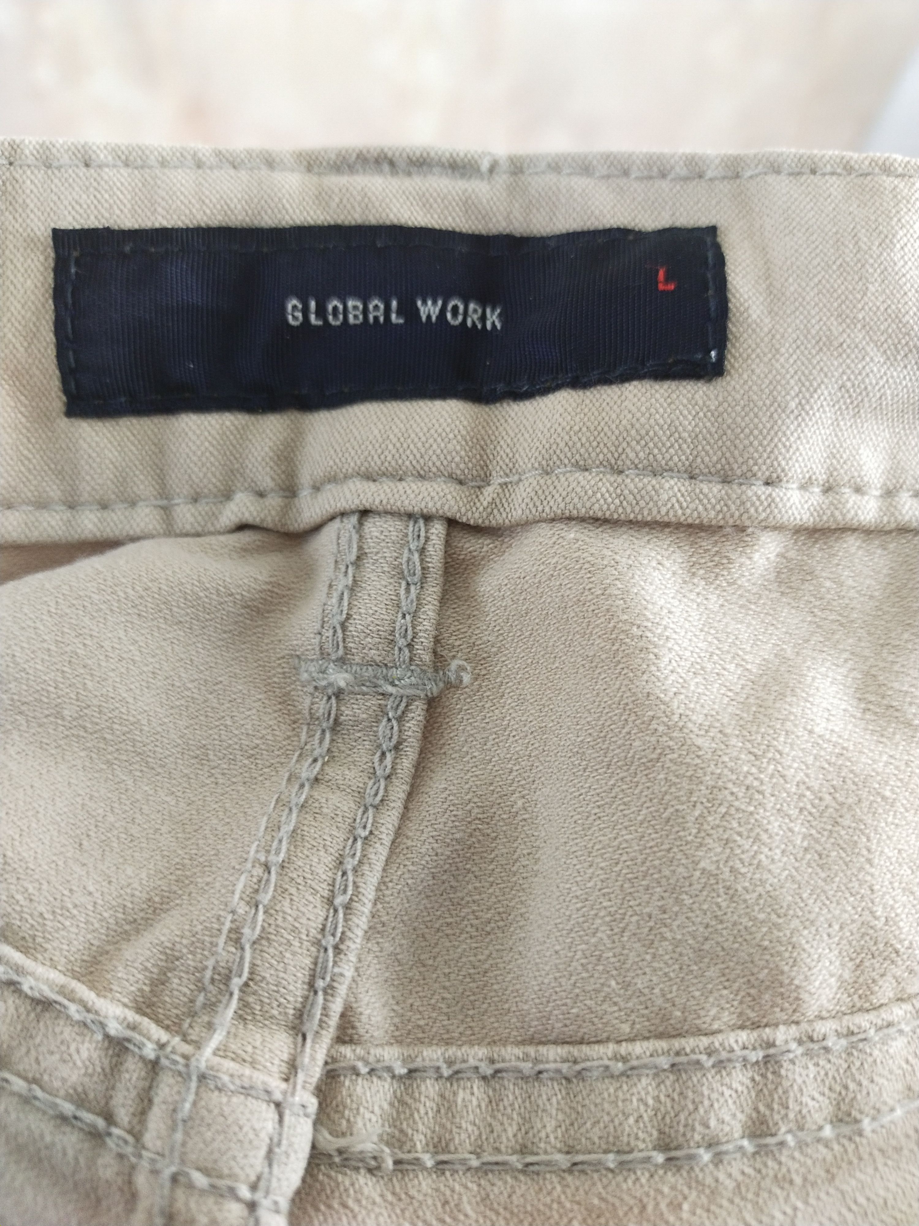 Global Work × Japanese Brand Global Work multipocket tactical Cream Cargo Pants #3439 Size US 32 / EU 48 - 16 Thumbnail