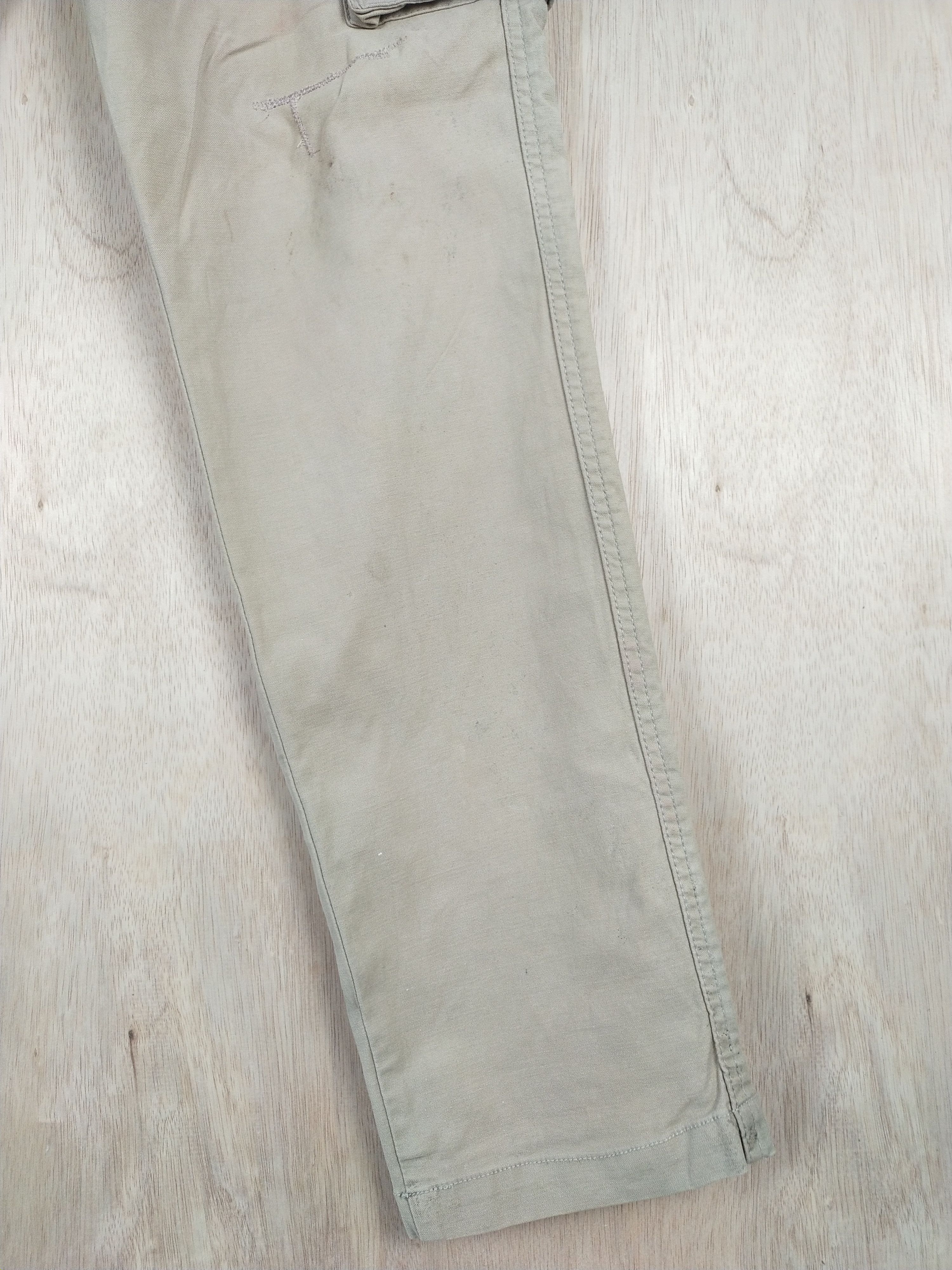 Global Work × Japanese Brand Global Work multipocket tactical Cream Cargo Pants #3439 Size US 32 / EU 48 - 8 Thumbnail