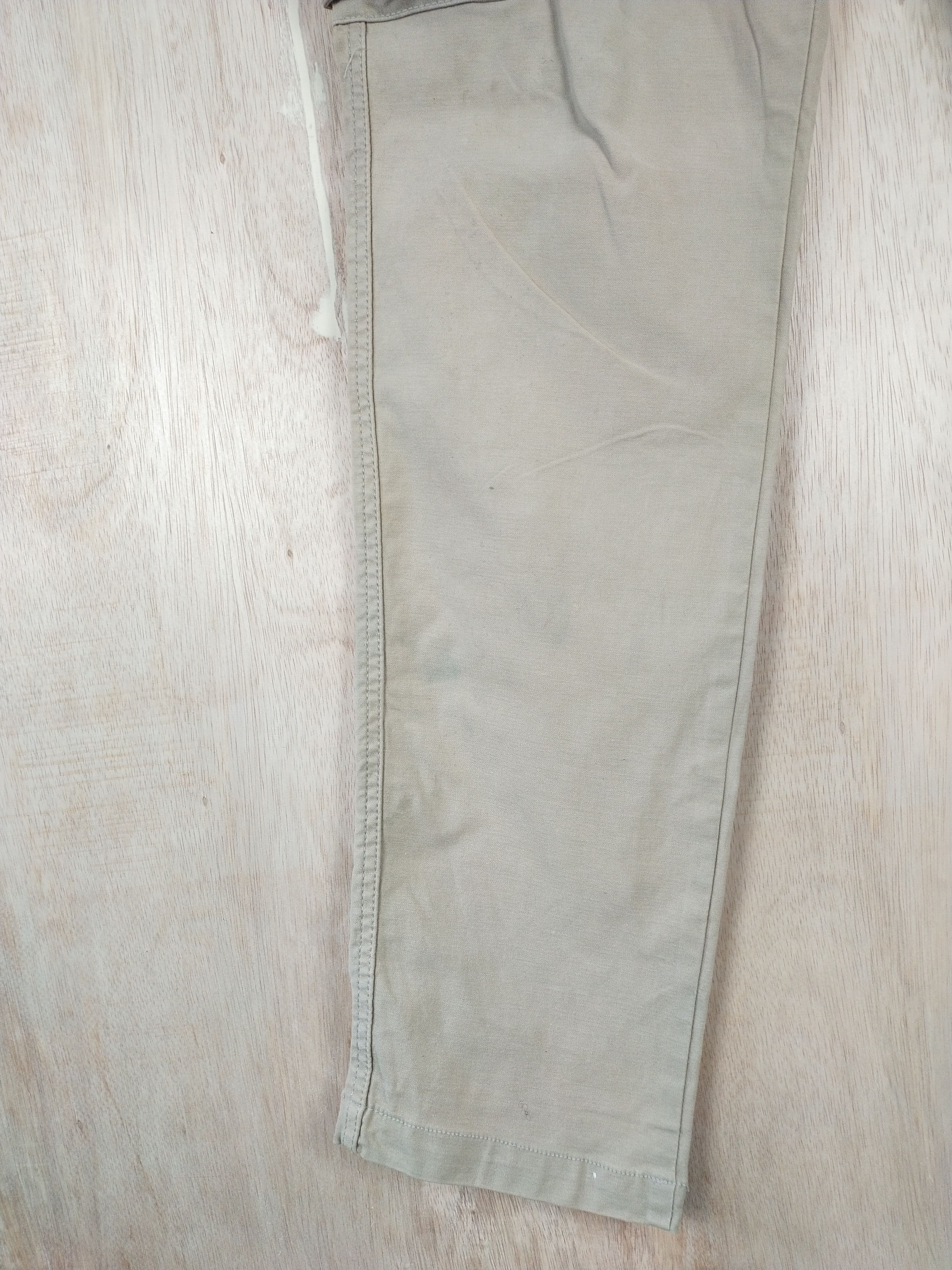 Global Work × Japanese Brand Global Work multipocket tactical Cream Cargo Pants #3439 Size US 32 / EU 48 - 5 Thumbnail
