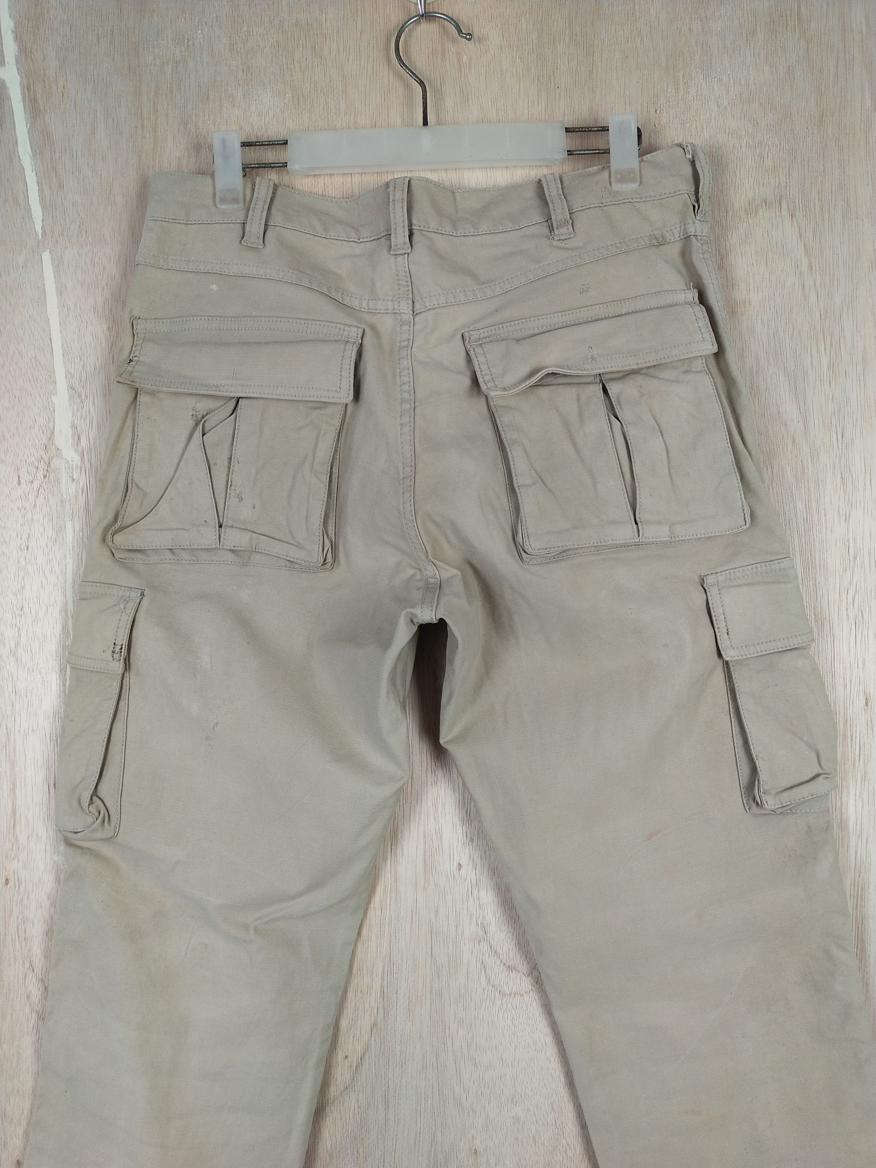Global Work × Japanese Brand Global Work multipocket tactical Cream Cargo Pants #3439 Size US 32 / EU 48 - 10 Thumbnail