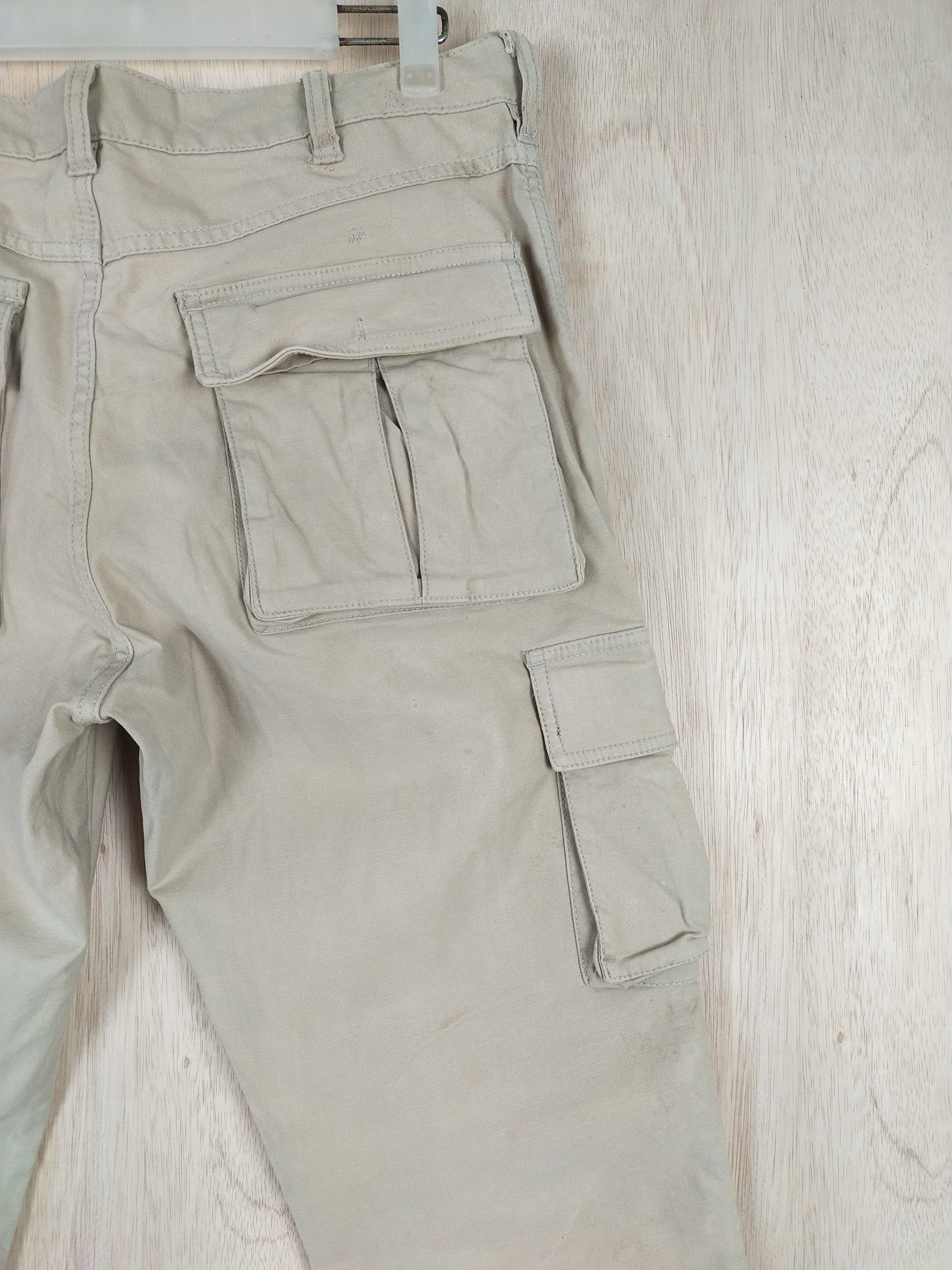 Global Work × Japanese Brand Global Work multipocket tactical Cream Cargo Pants #3439 Size US 32 / EU 48 - 13 Thumbnail