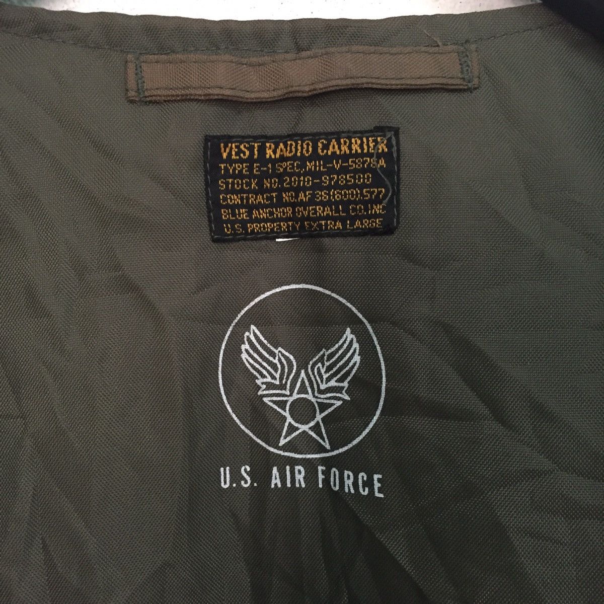 Other RARE Vest Radio Carrier US Air Force Size US XL / EU 56 / 4 - 4 Thumbnail