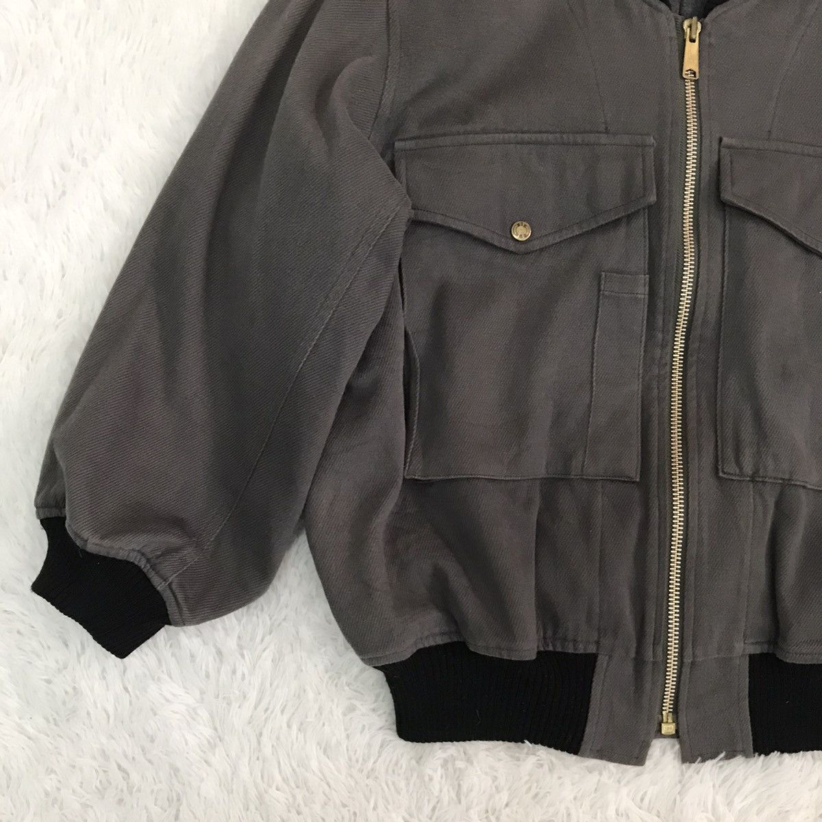 Japanese Brand Zig Zac Co Ltd Worker Bomber Style Jacket Size US M / EU 48-50 / 2 - 2 Thumbnail