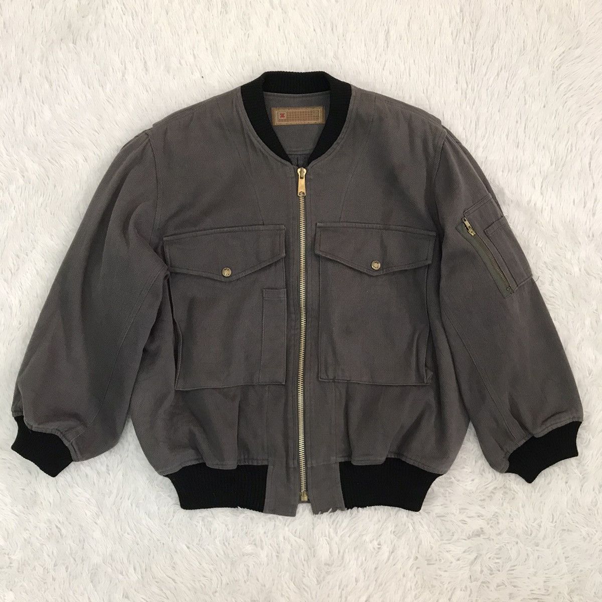 Japanese Brand Zig Zac Co Ltd Worker Bomber Style Jacket Size US M / EU 48-50 / 2 - 1 Thumbnail
