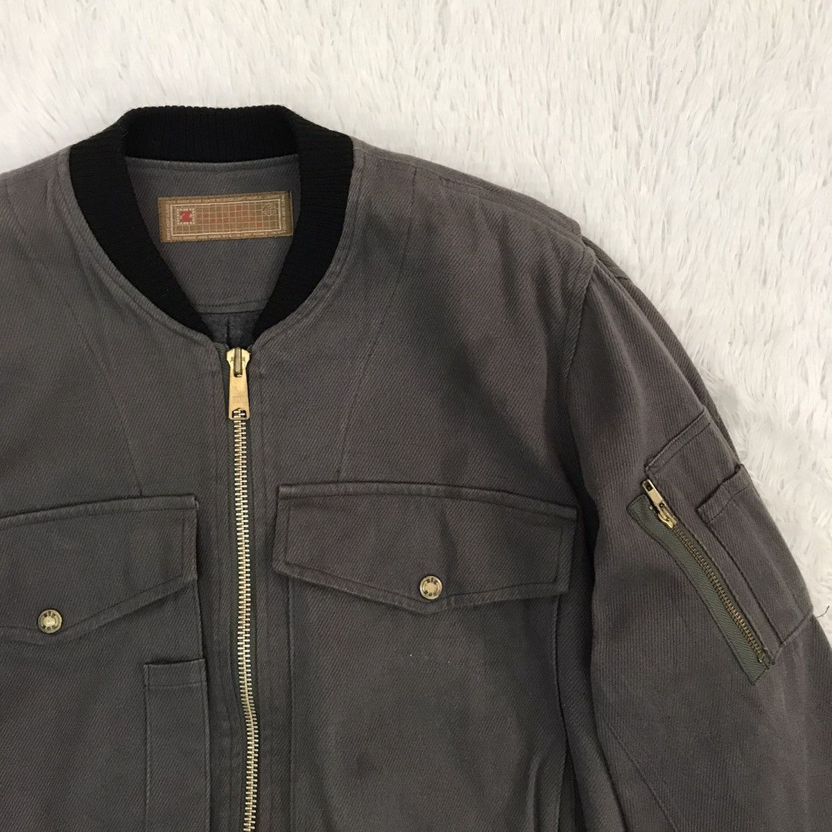 Japanese Brand Zig Zac Co Ltd Worker Bomber Style Jacket Size US M / EU 48-50 / 2 - 4 Thumbnail