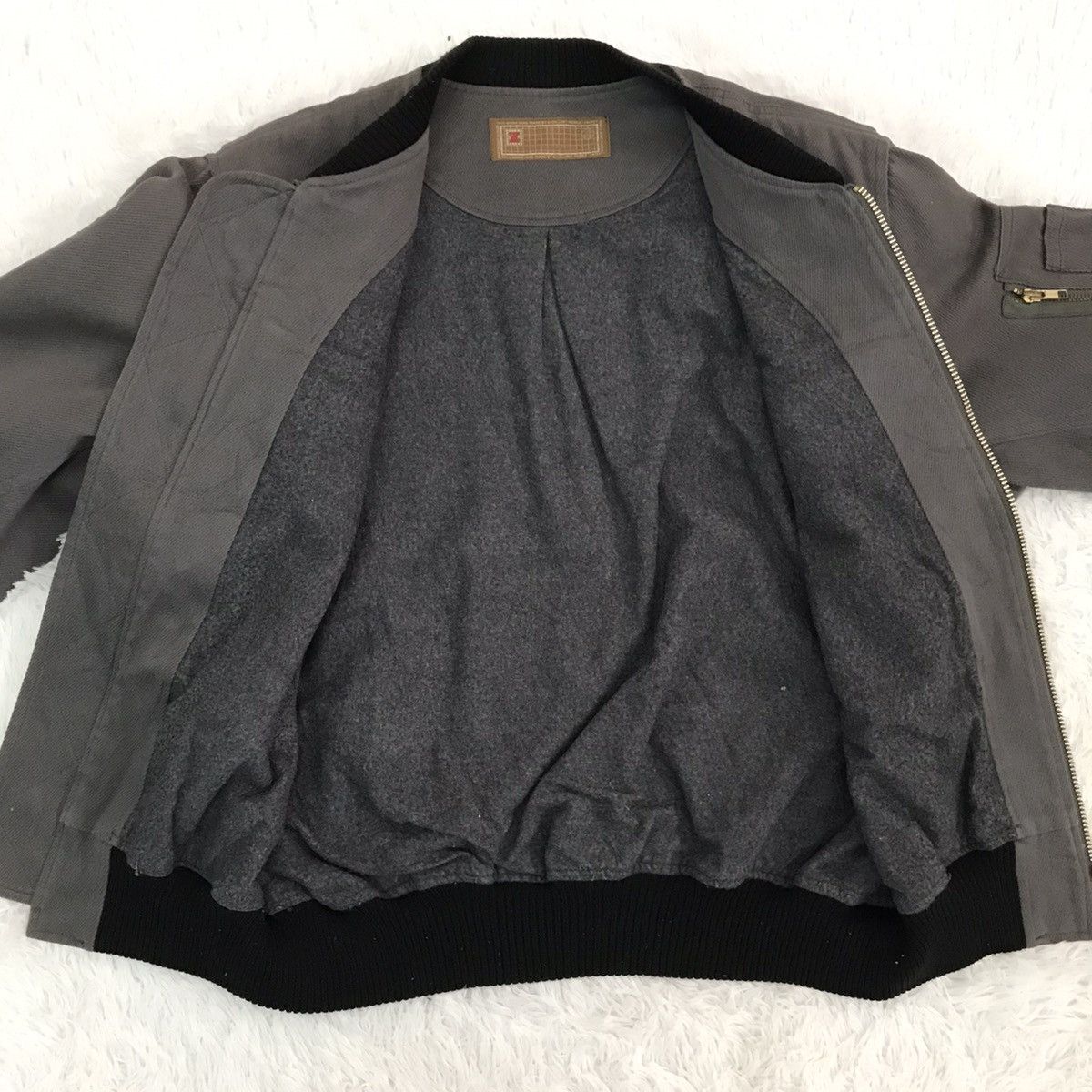 Japanese Brand Zig Zac Co Ltd Worker Bomber Style Jacket Size US M / EU 48-50 / 2 - 12 Thumbnail