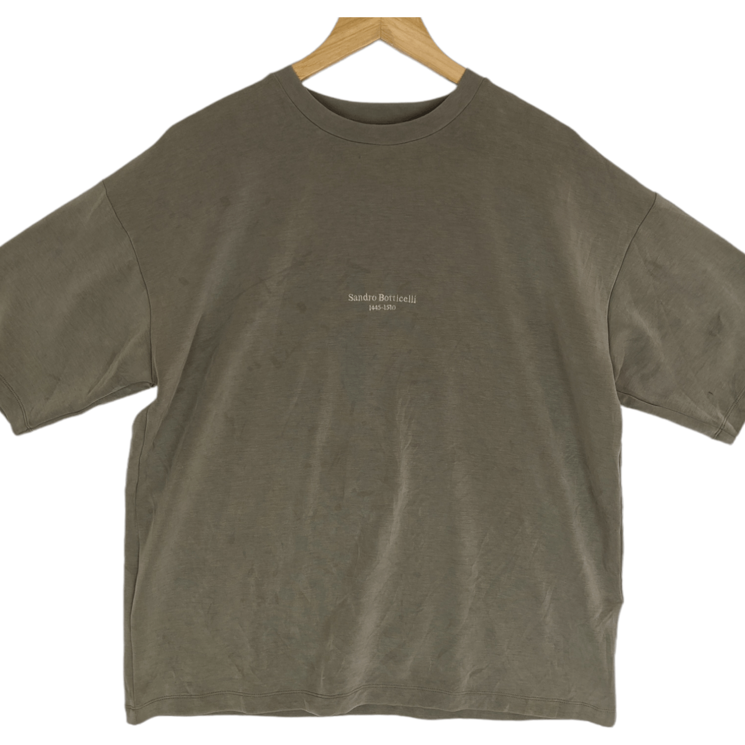 Japanese Brand SENSE OF PLACE Sandro Botticelli Painting Oversize T-Shirt Size US M / EU 48-50 / 2 - 2 Thumbnail
