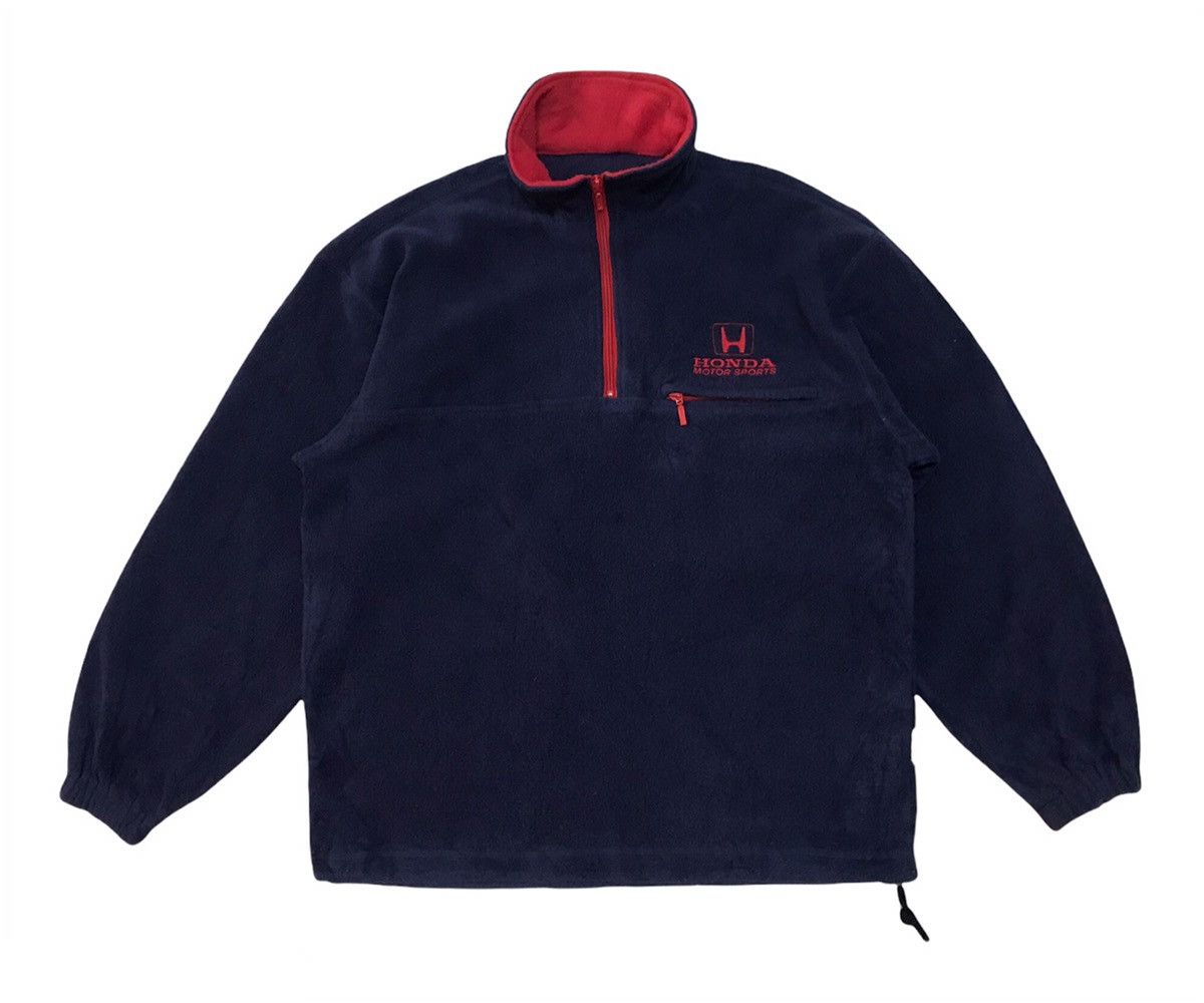 Honda Motor Sports Collection Half Zip Fleece Sweater