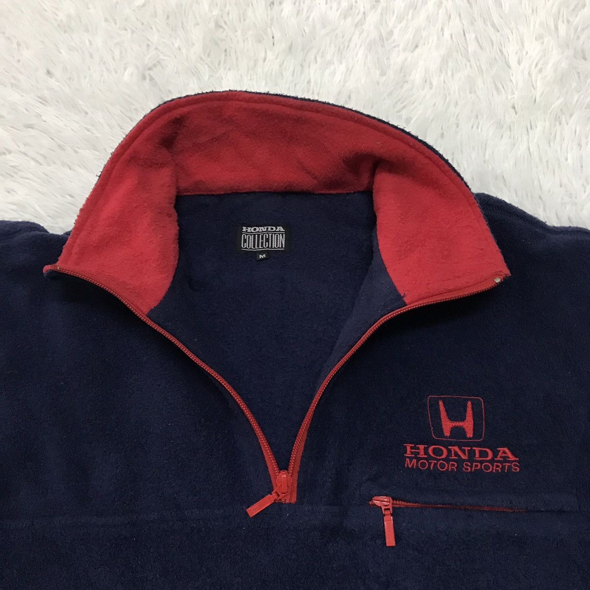 Honda Honda Motor Sports Collection Half Zip Fleece Sweater Size US M / EU 48-50 / 2 - 13 Thumbnail