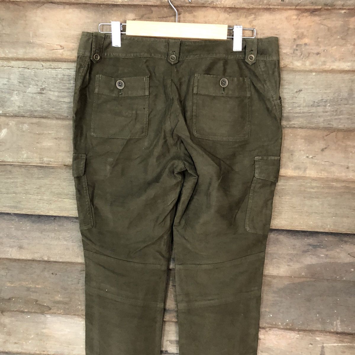 Japanese Brand New Yorkker multipocket tactical Green Cargo Pants #2646 Size US 30 / EU 46 - 12 Thumbnail