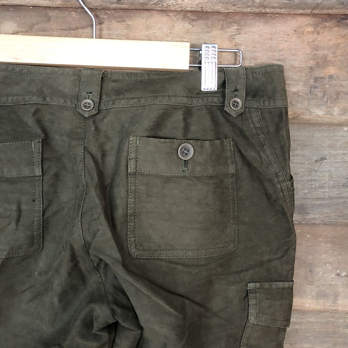 Japanese Brand New Yorkker multipocket tactical Green Cargo Pants #2646 Size US 30 / EU 46 - 15 Thumbnail