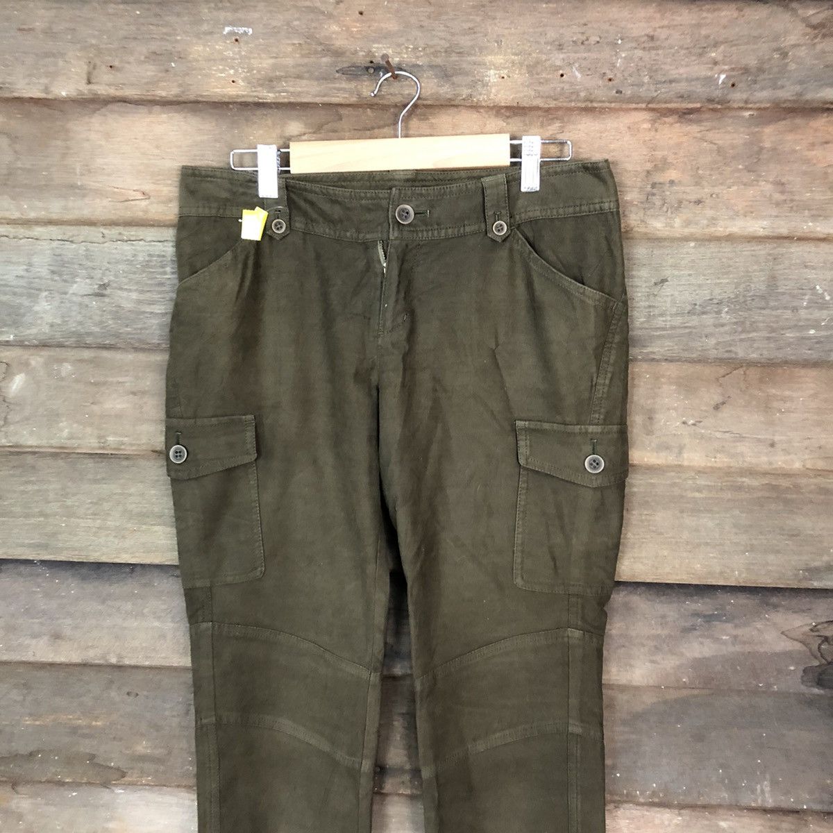 Japanese Brand New Yorkker multipocket tactical Green Cargo Pants #2646 Size US 30 / EU 46 - 2 Thumbnail