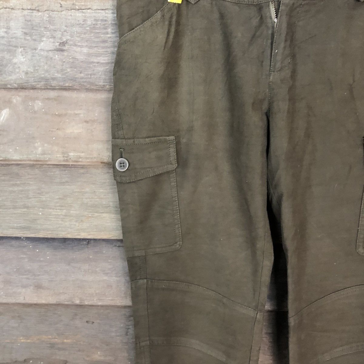 Japanese Brand New Yorkker multipocket tactical Green Cargo Pants #2646 Size US 30 / EU 46 - 6 Thumbnail