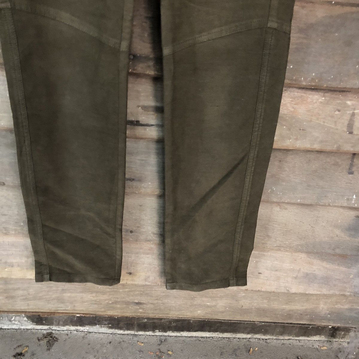 Japanese Brand New Yorkker multipocket tactical Green Cargo Pants #2646 Size US 30 / EU 46 - 9 Thumbnail