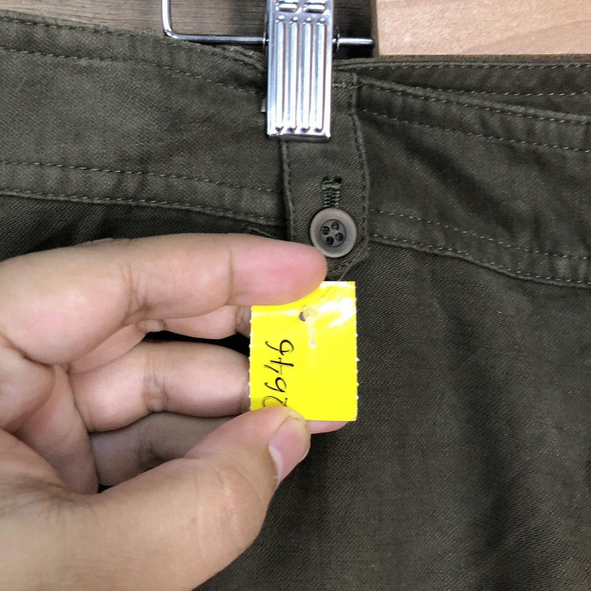 Japanese Brand New Yorkker multipocket tactical Green Cargo Pants #2646 Size US 30 / EU 46 - 10 Thumbnail