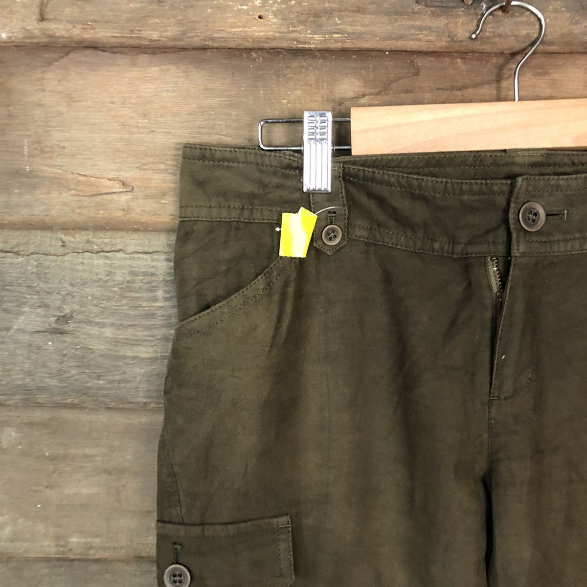 Japanese Brand New Yorkker multipocket tactical Green Cargo Pants #2646 Size US 30 / EU 46 - 4 Thumbnail