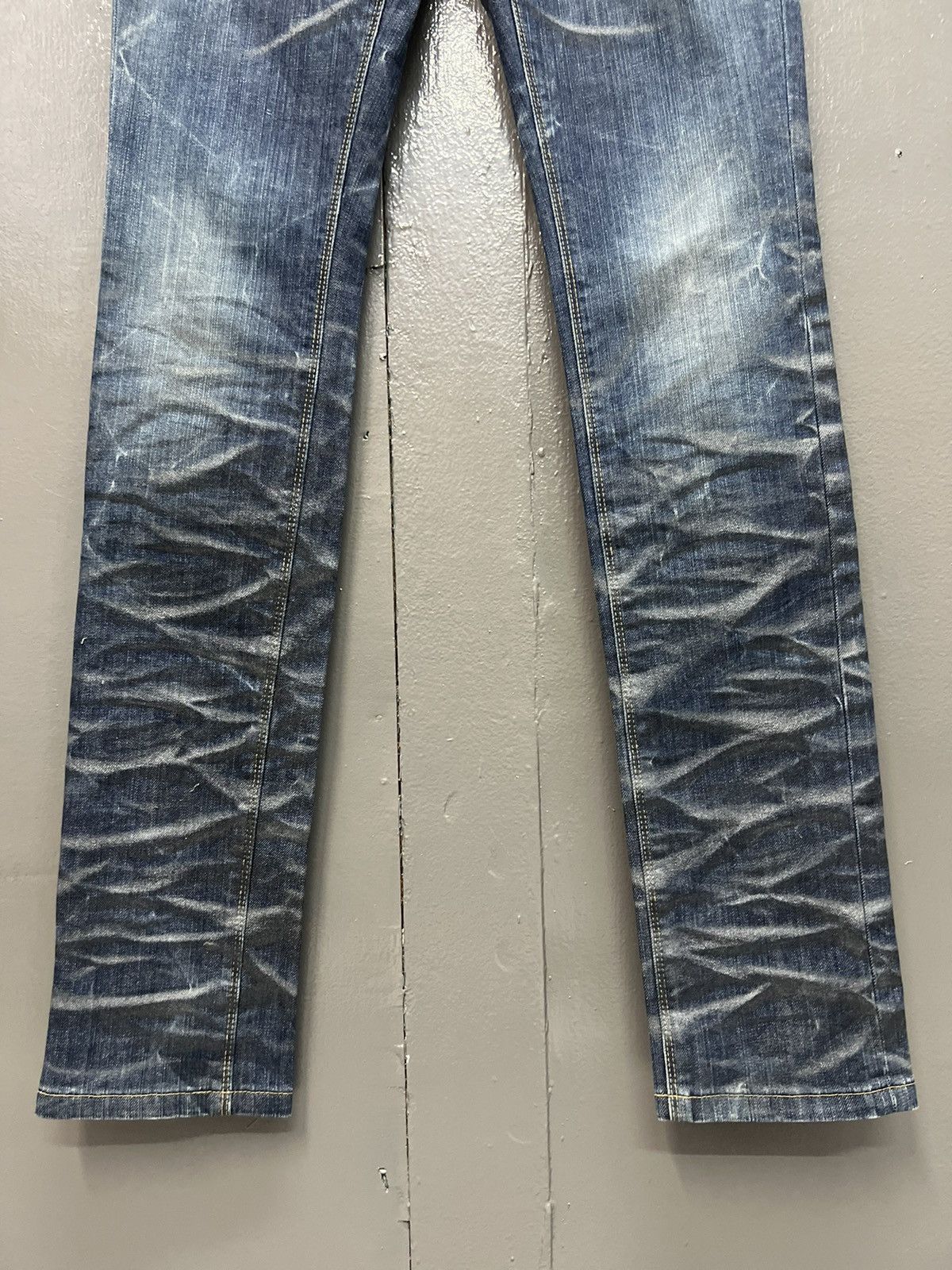 Neil Barrett 🔥BLAKBARRET BY NEIL BARRET DISTRESSED RUGGED DENIM JEANS Size US 32 / EU 48 - 6 Thumbnail