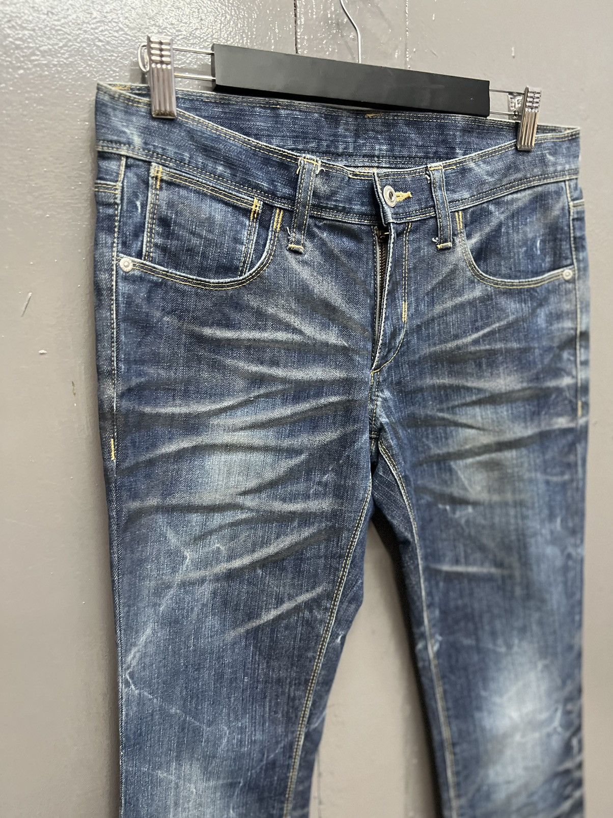 Neil Barrett 🔥BLAKBARRET BY NEIL BARRET DISTRESSED RUGGED DENIM JEANS Size US 32 / EU 48 - 4 Thumbnail