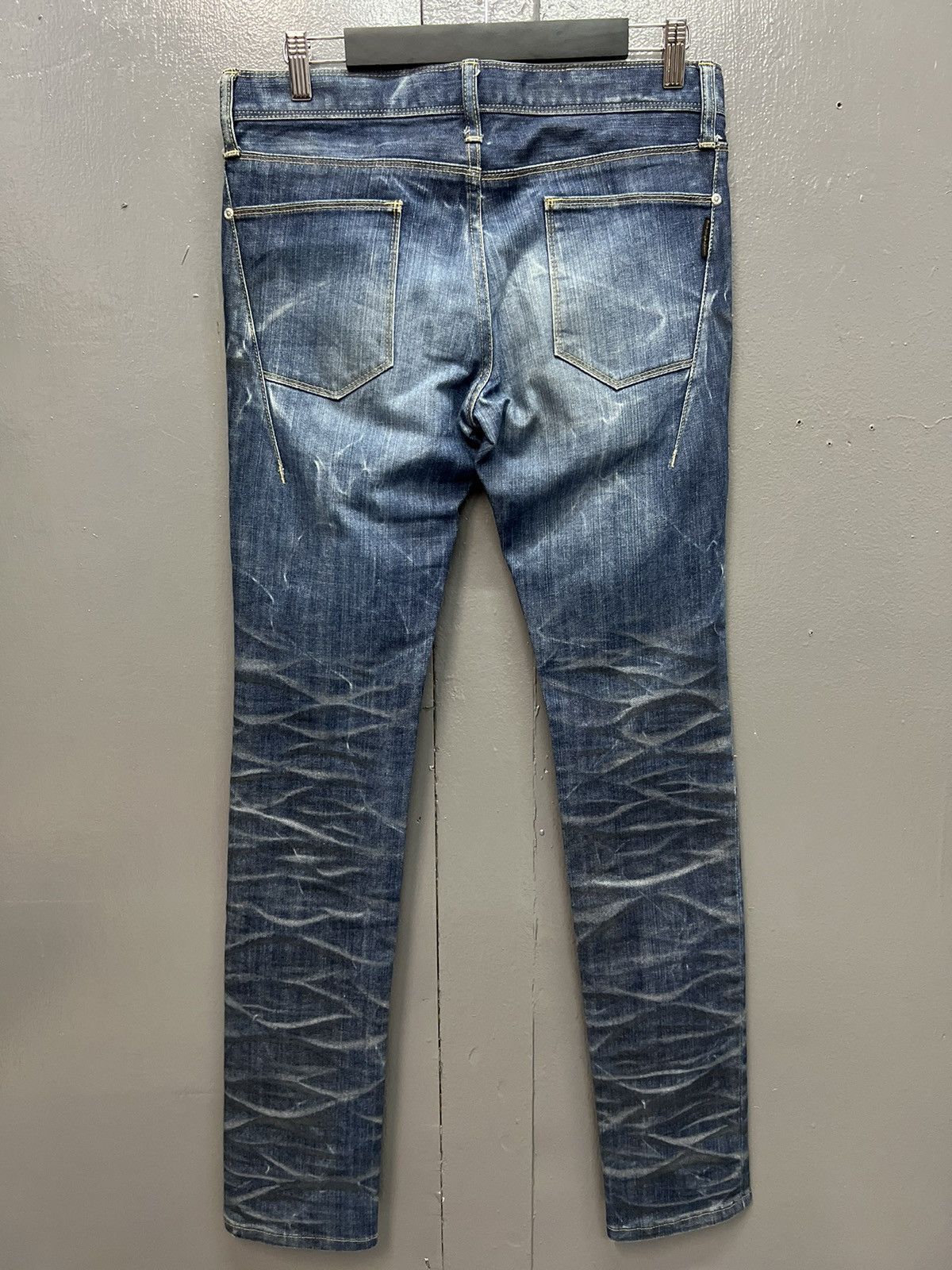 Neil Barrett 🔥BLAKBARRET BY NEIL BARRET DISTRESSED RUGGED DENIM JEANS Size US 32 / EU 48 - 8 Thumbnail