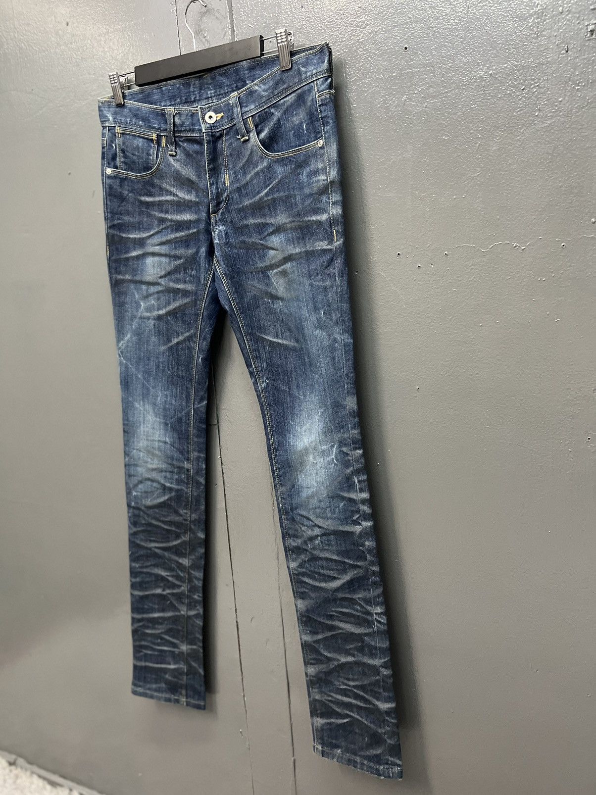 Neil Barrett 🔥BLAKBARRET BY NEIL BARRET DISTRESSED RUGGED DENIM JEANS Size US 32 / EU 48 - 3 Thumbnail