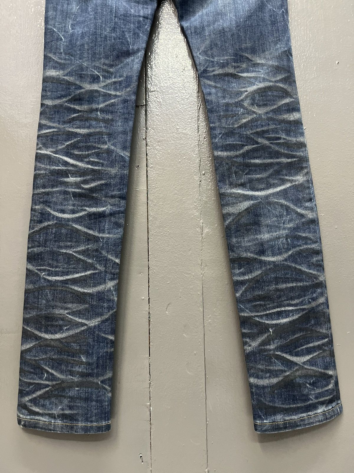 Neil Barrett 🔥BLAKBARRET BY NEIL BARRET DISTRESSED RUGGED DENIM JEANS Size US 32 / EU 48 - 10 Thumbnail