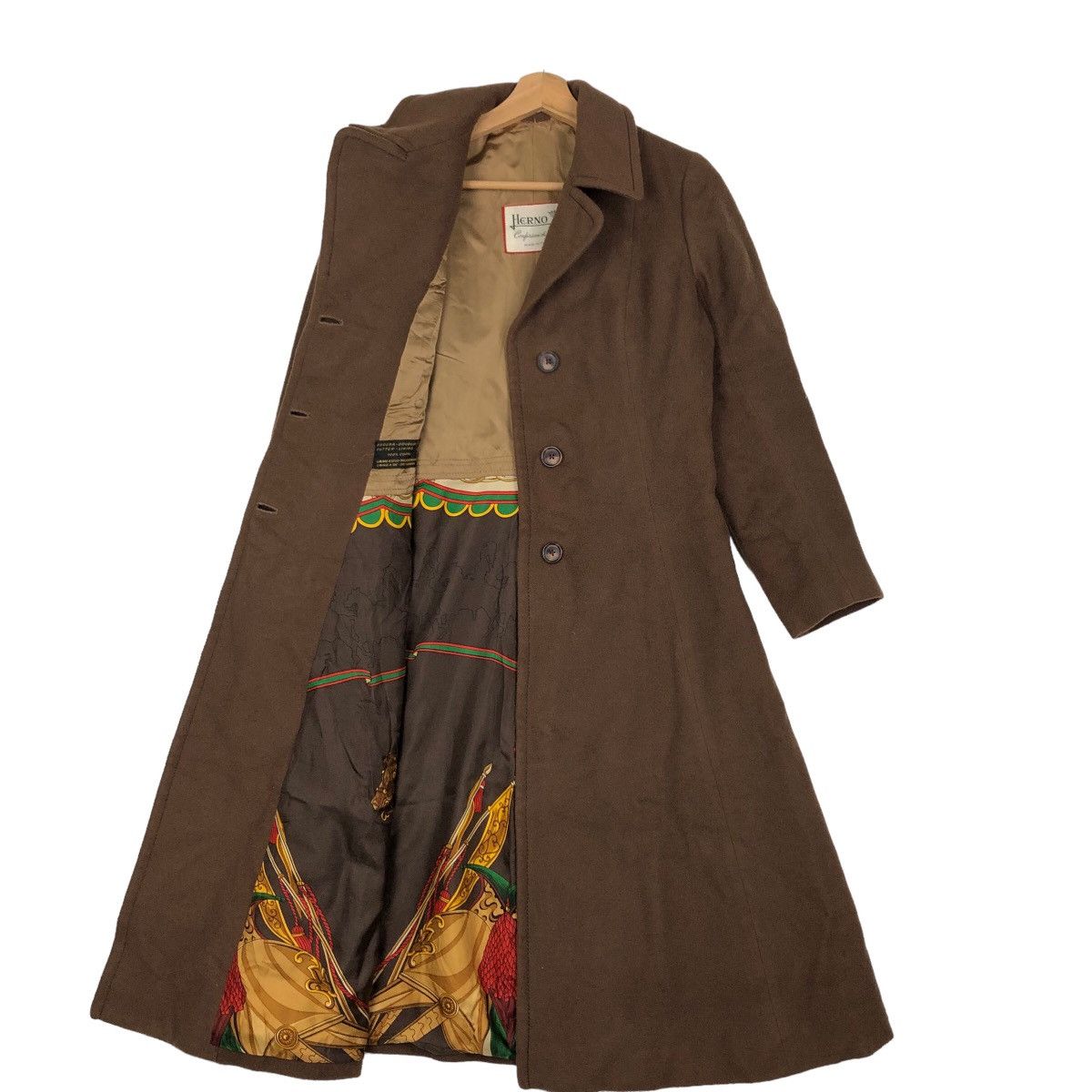 Herno 🔥AUTHENTIC LONG JACKET HERNO MADE IN ITALY RARE LINING Size M / US 6-8 / IT 42-44 - 1 Thumbnail