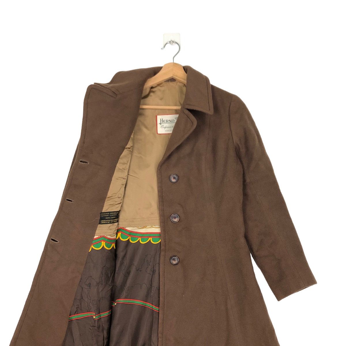 Herno 🔥AUTHENTIC LONG JACKET HERNO MADE IN ITALY RARE LINING Size M / US 6-8 / IT 42-44 - 10 Thumbnail