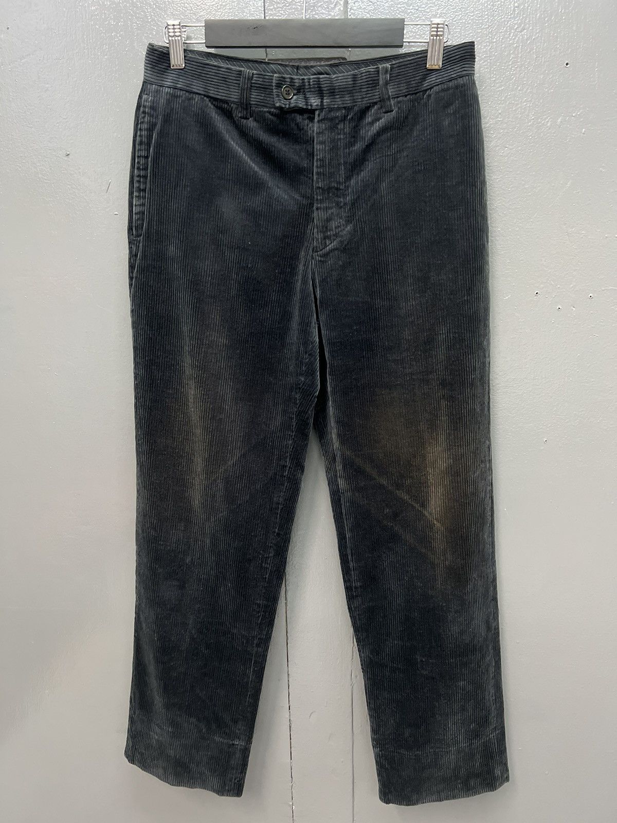 image of Avant Garde x Yohji Yamamoto Archivea.a.r Yohji Yamamoto Corduroy Pants Size 30 in Black, Men's