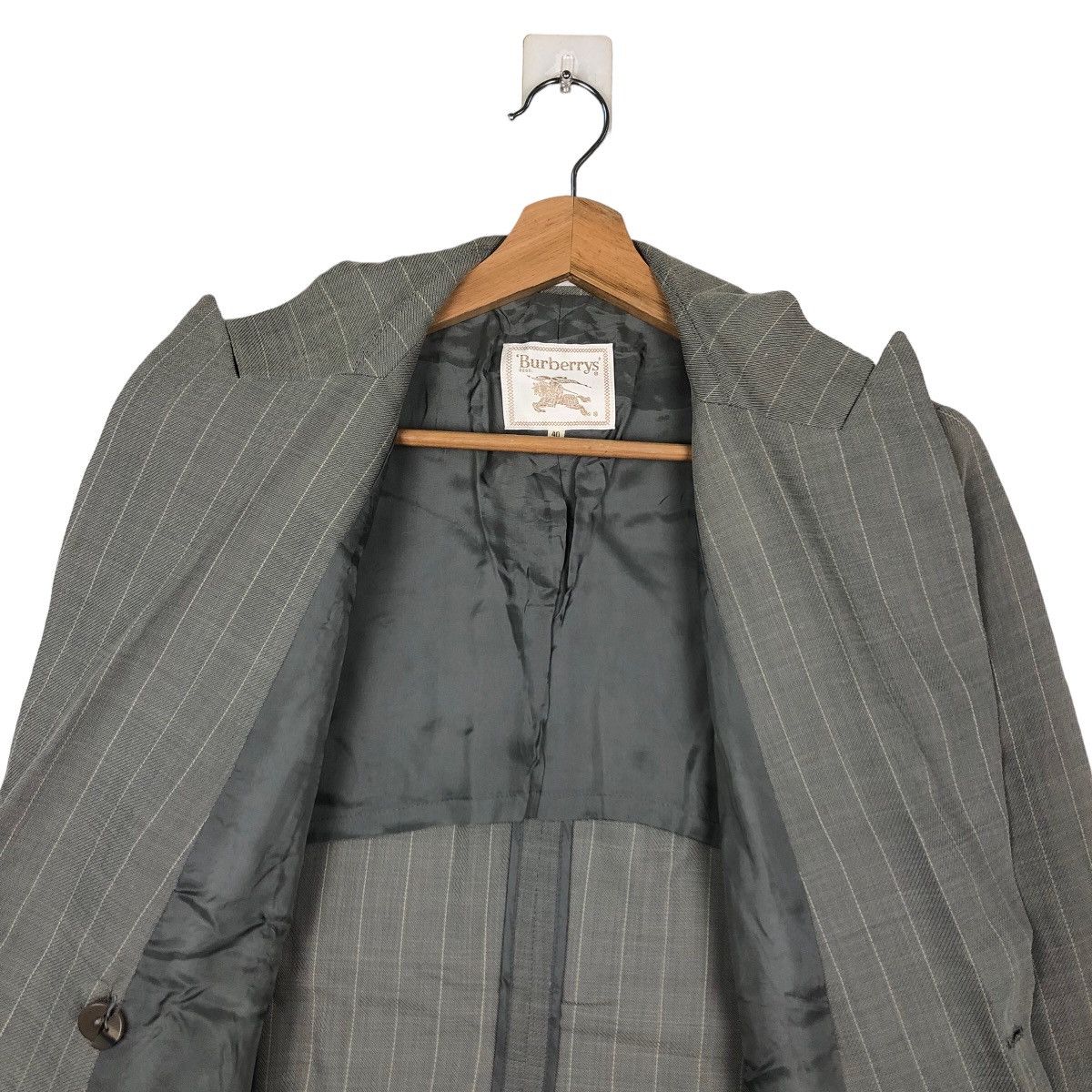 Burberry VINTAGE BURBERRYS STRIPED CHORE COATS JACKET Size US M / EU 48-50 / 2 - 10 Thumbnail