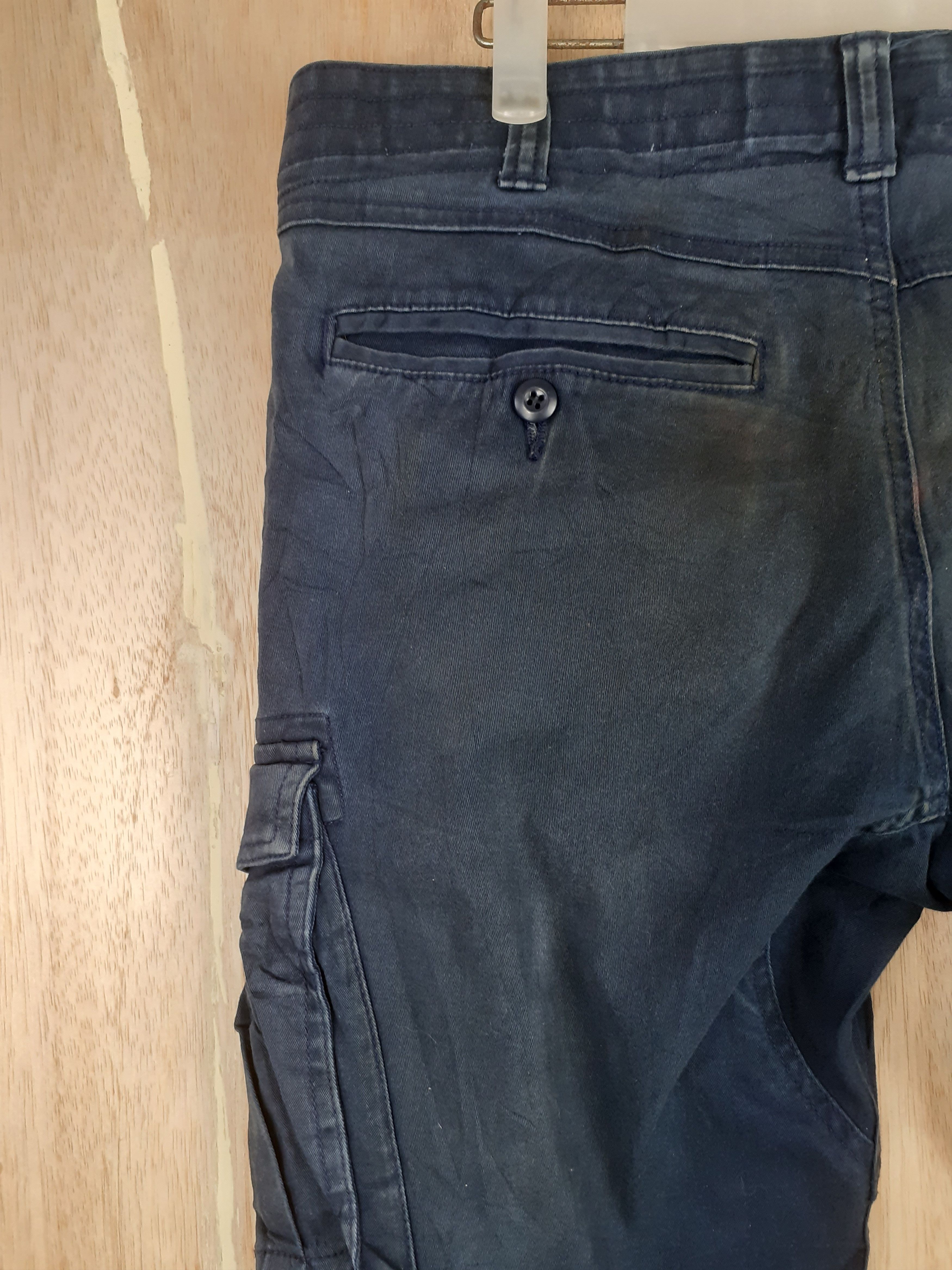Japanese Brand Geride dark blue multi pocket tactical cargo pant #S233 Size US 32 / EU 48 - 12 Thumbnail