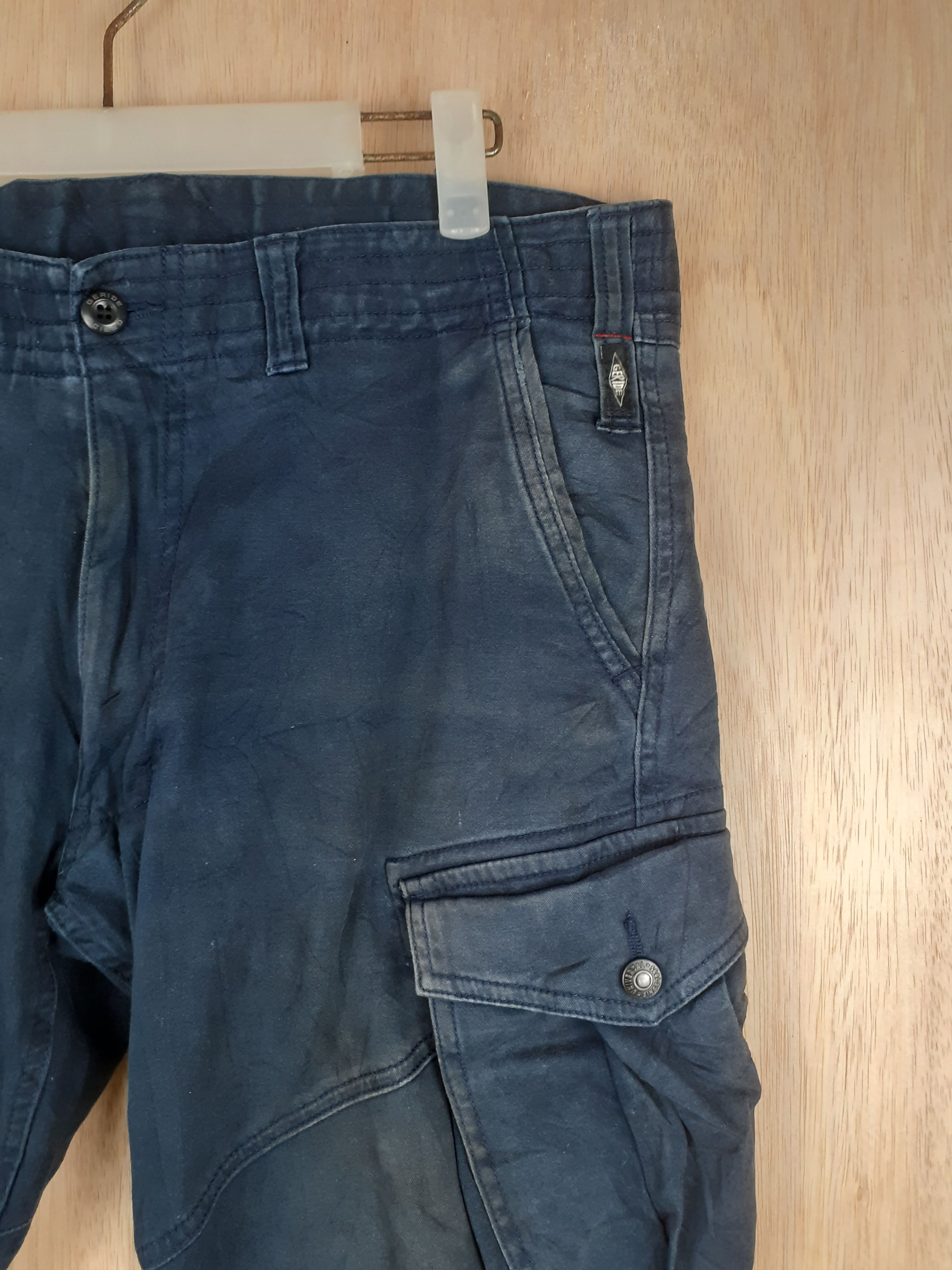Japanese Brand Geride dark blue multi pocket tactical cargo pant #S233 Size US 32 / EU 48 - 5 Thumbnail