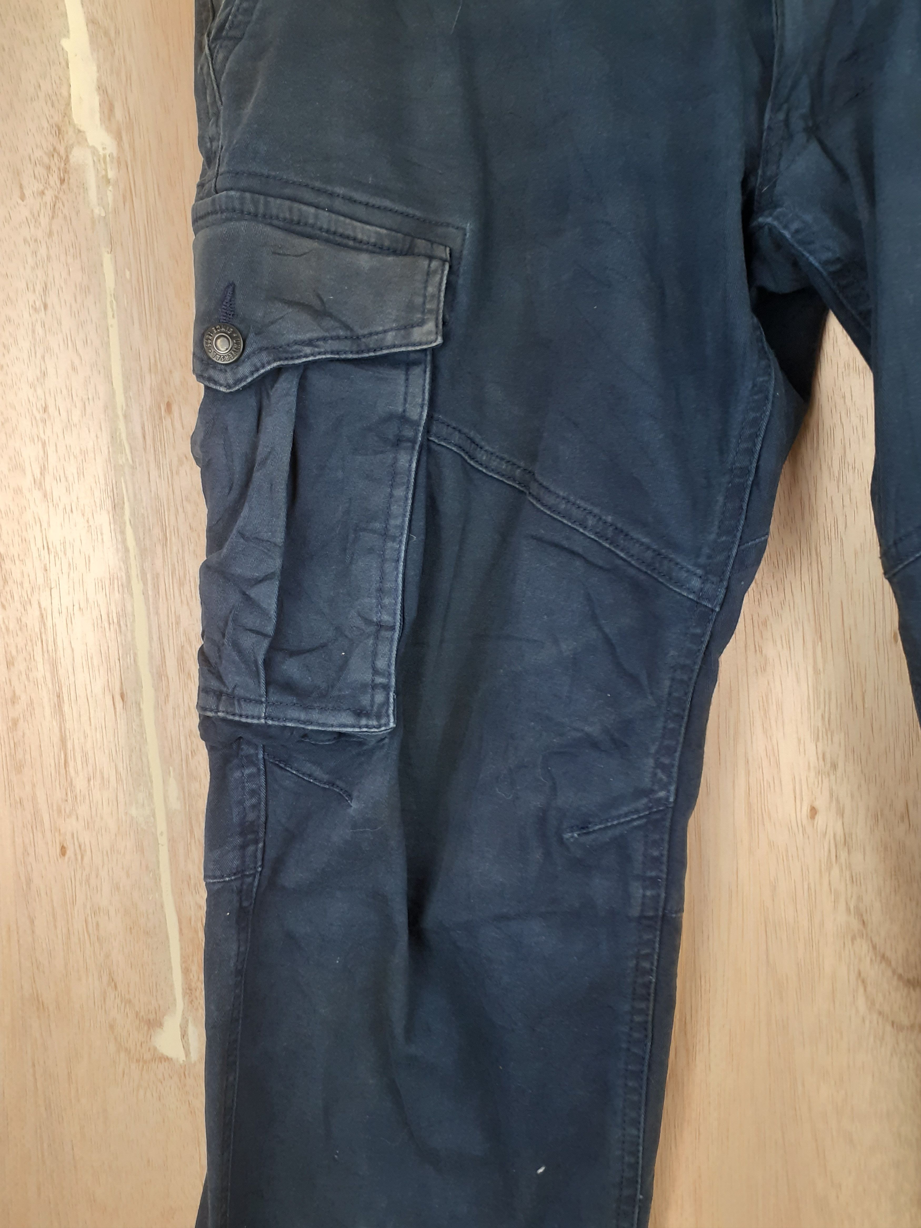Japanese Brand Geride dark blue multi pocket tactical cargo pant #S233 Size US 32 / EU 48 - 7 Thumbnail