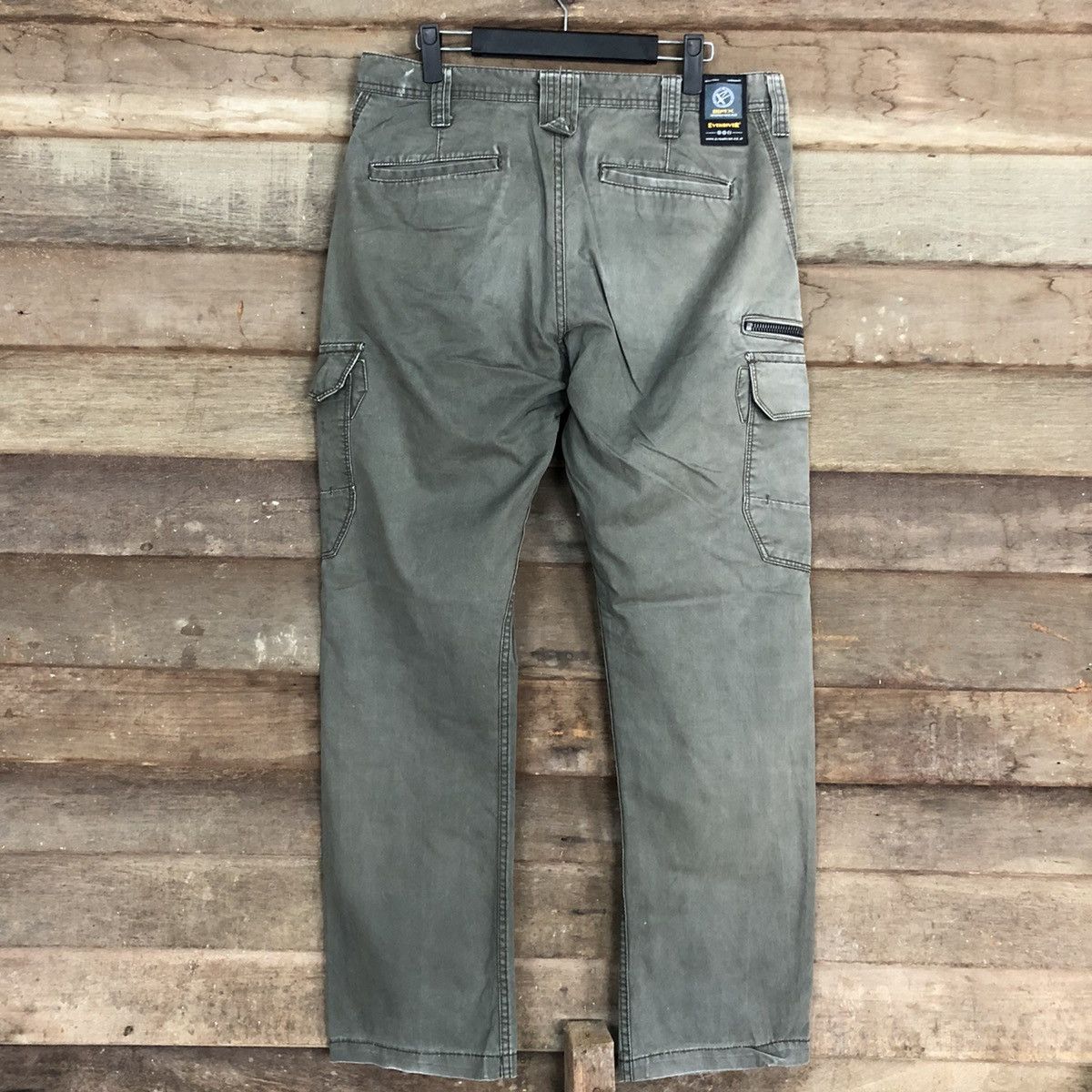 Japanese Brand × StraightFaded DLL Evenriver Grey Faded MUltipocket Cargo Pants #c695 Size US 31 - 8 Thumbnail