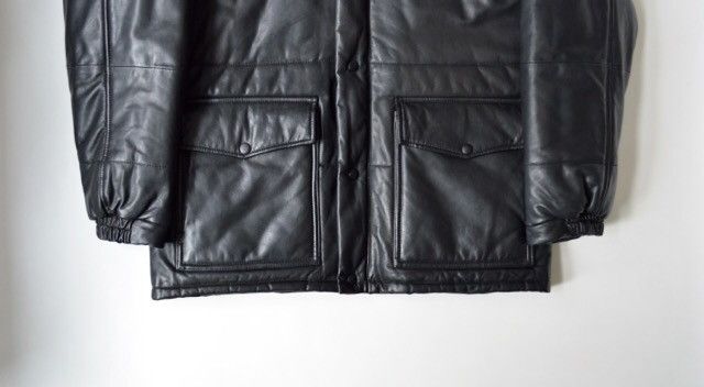 Our Legacy Black Leather Puffer Jacket Size US M / EU 48-50 / 2 - 5 Thumbnail