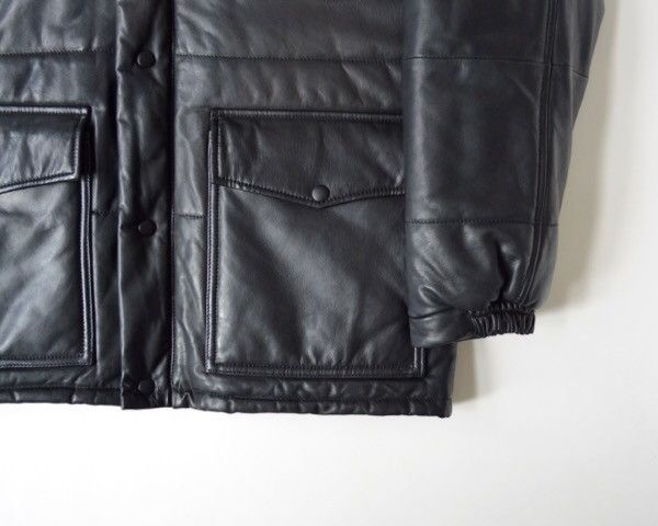 Our Legacy Black Leather Puffer Jacket Size US M / EU 48-50 / 2 - 6 Thumbnail