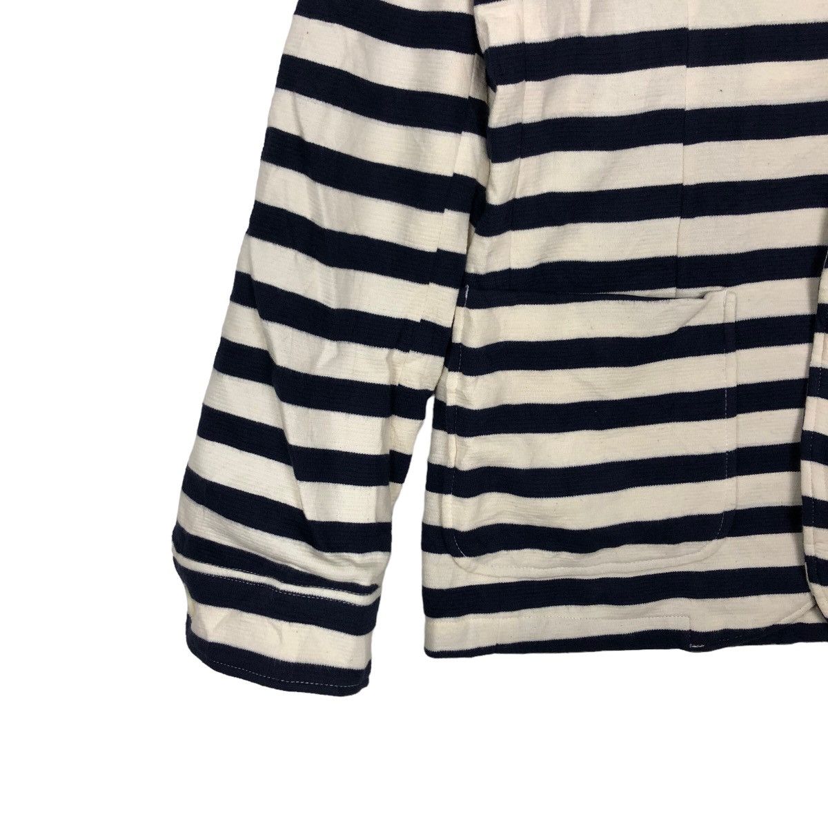 Issey Miyake VINTAGE GENERAL SUPPLY SHIPS STRIPED JACKET ISSEY MIYAKE Size US L / EU 52-54 / 3 - 3 Thumbnail