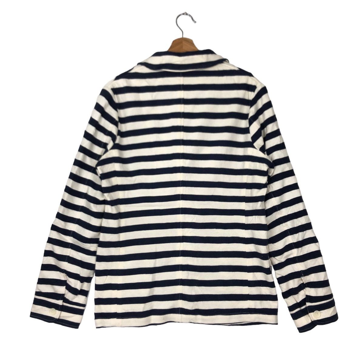 Issey Miyake VINTAGE GENERAL SUPPLY SHIPS STRIPED JACKET ISSEY MIYAKE Size US L / EU 52-54 / 3 - 7 Thumbnail