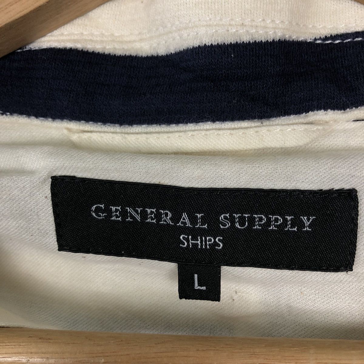 Issey Miyake VINTAGE GENERAL SUPPLY SHIPS STRIPED JACKET ISSEY MIYAKE Size US L / EU 52-54 / 3 - 12 Thumbnail