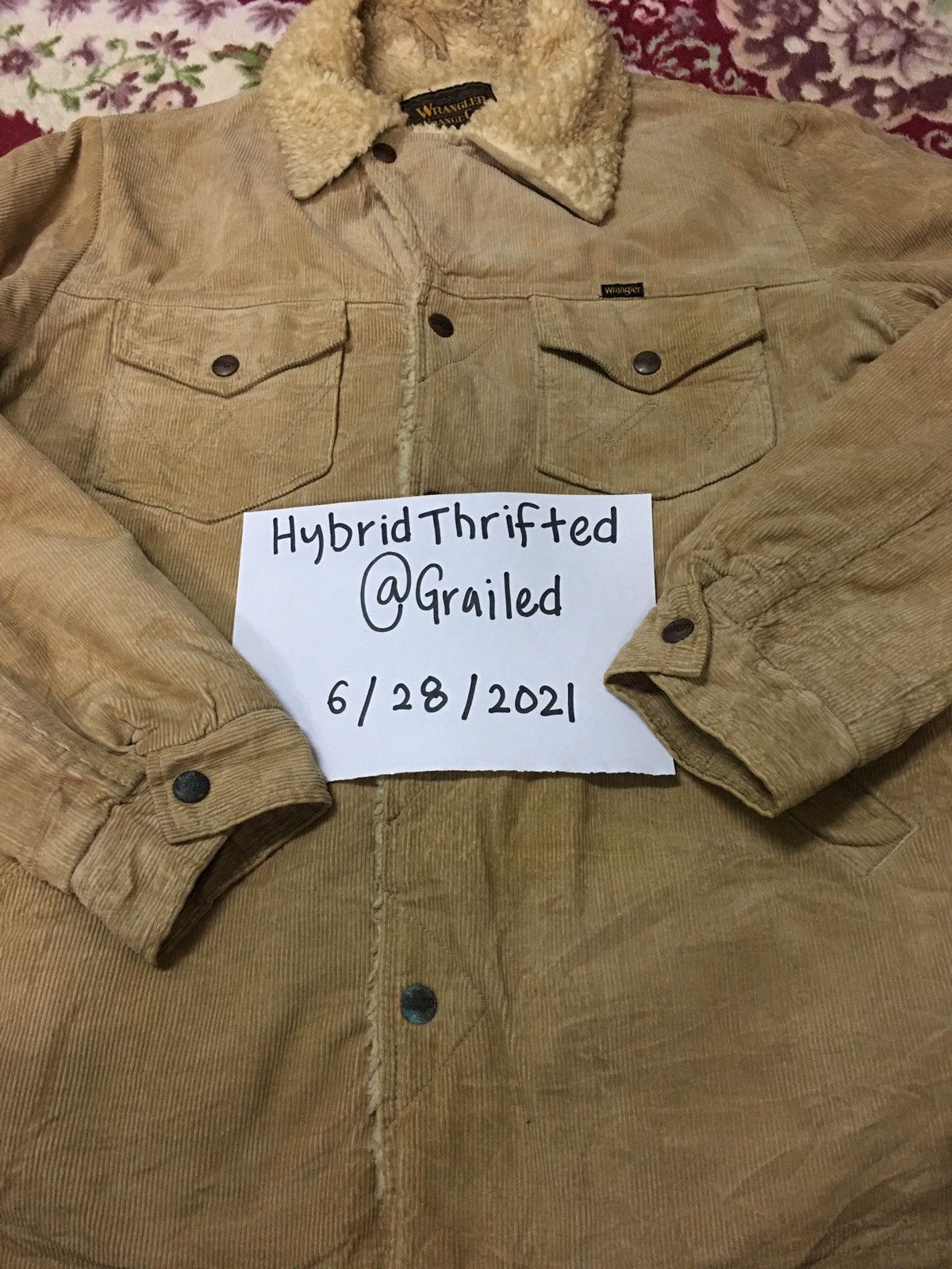 Vintage Vintage Wrangler Corduroy Sherpa Wrange Coat Size US M / EU 48-50 / 2 - 16 Thumbnail