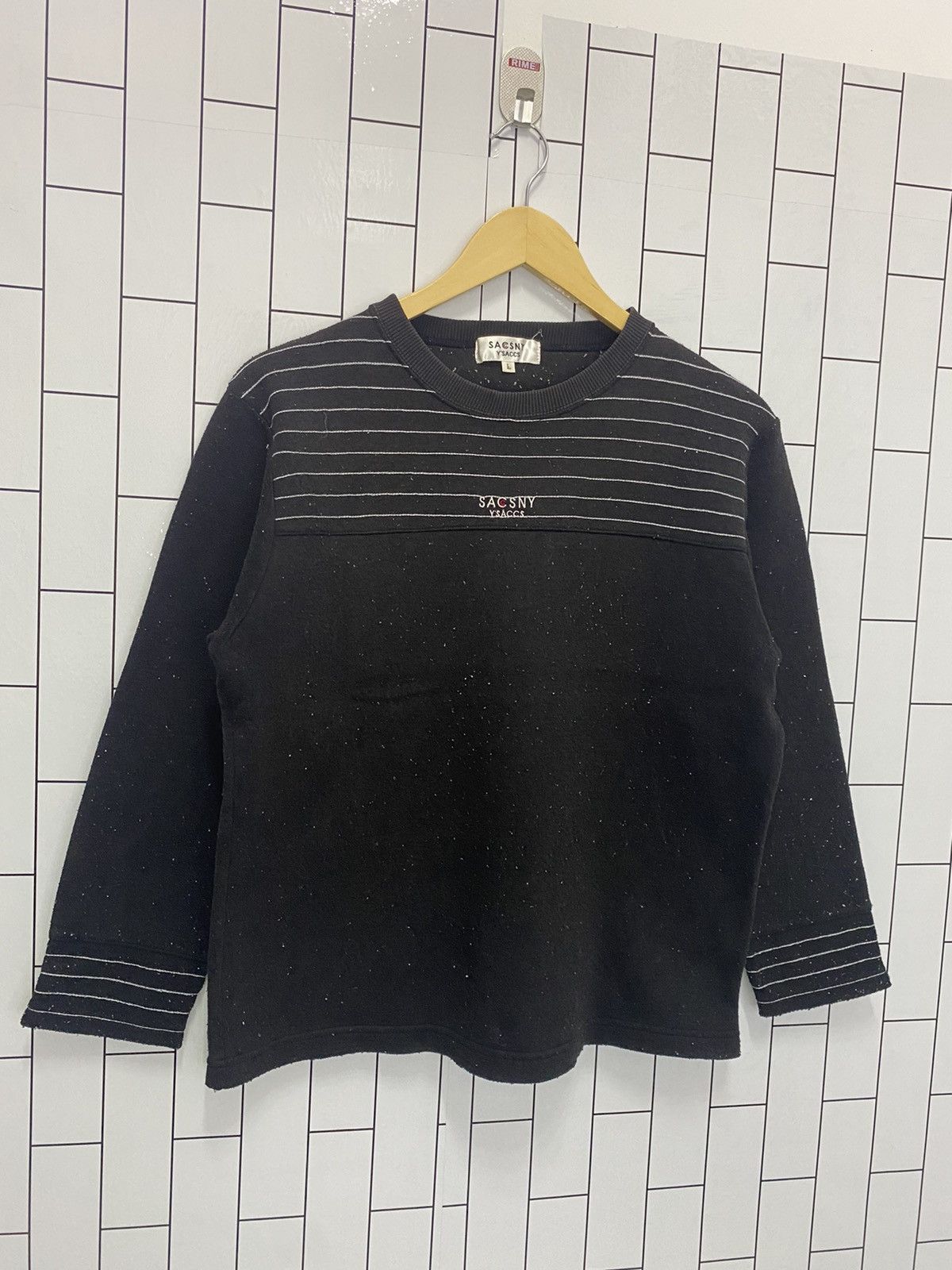 Yohji Yamamoto Sacsny Y’saccs By Yohji Yamamoto Center Logo Sweatshirt Size US M / EU 48-50 / 2 - 3 Thumbnail