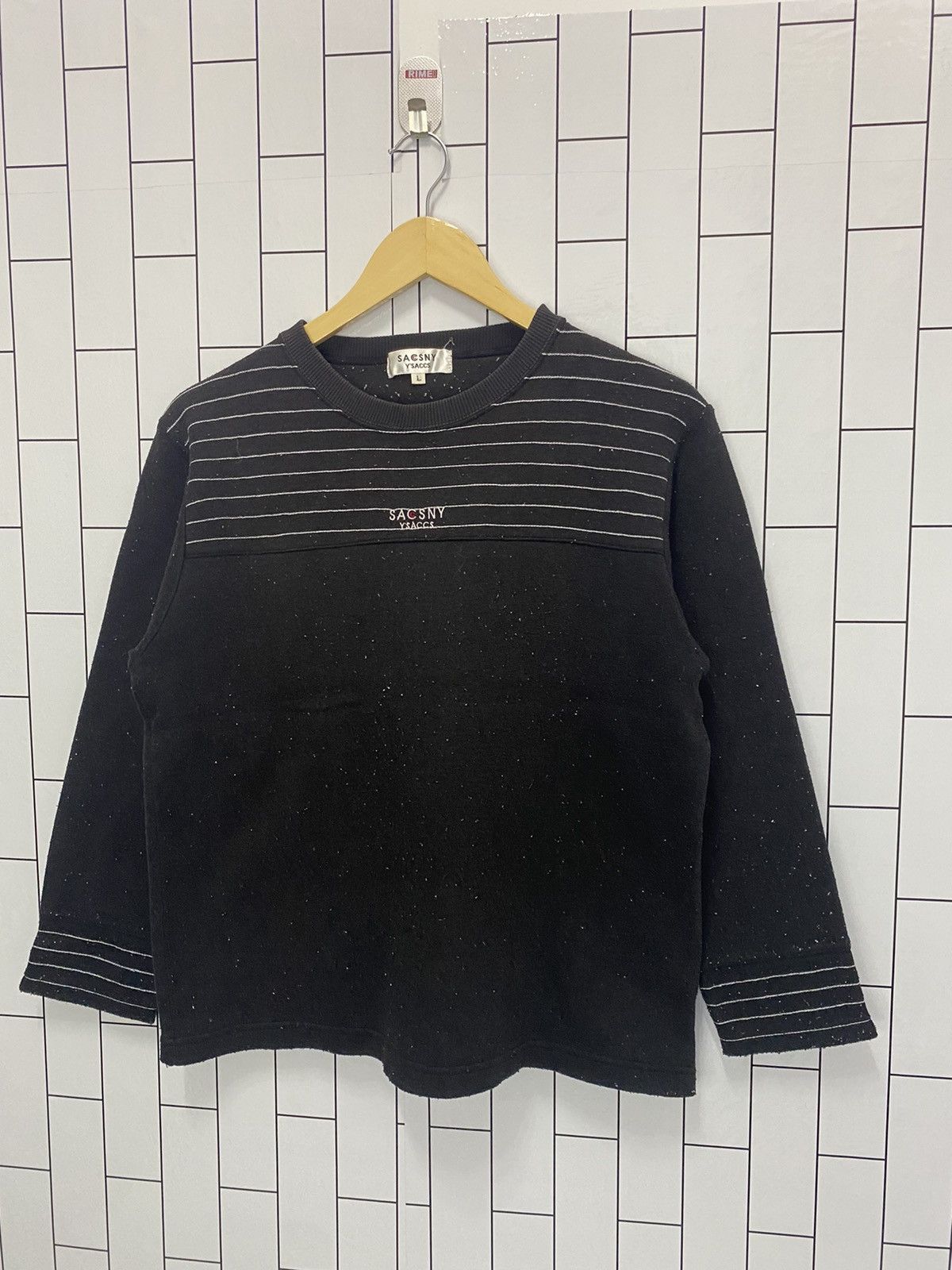 Yohji Yamamoto Sacsny Y’saccs By Yohji Yamamoto Center Logo Sweatshirt Size US M / EU 48-50 / 2 - 4 Thumbnail