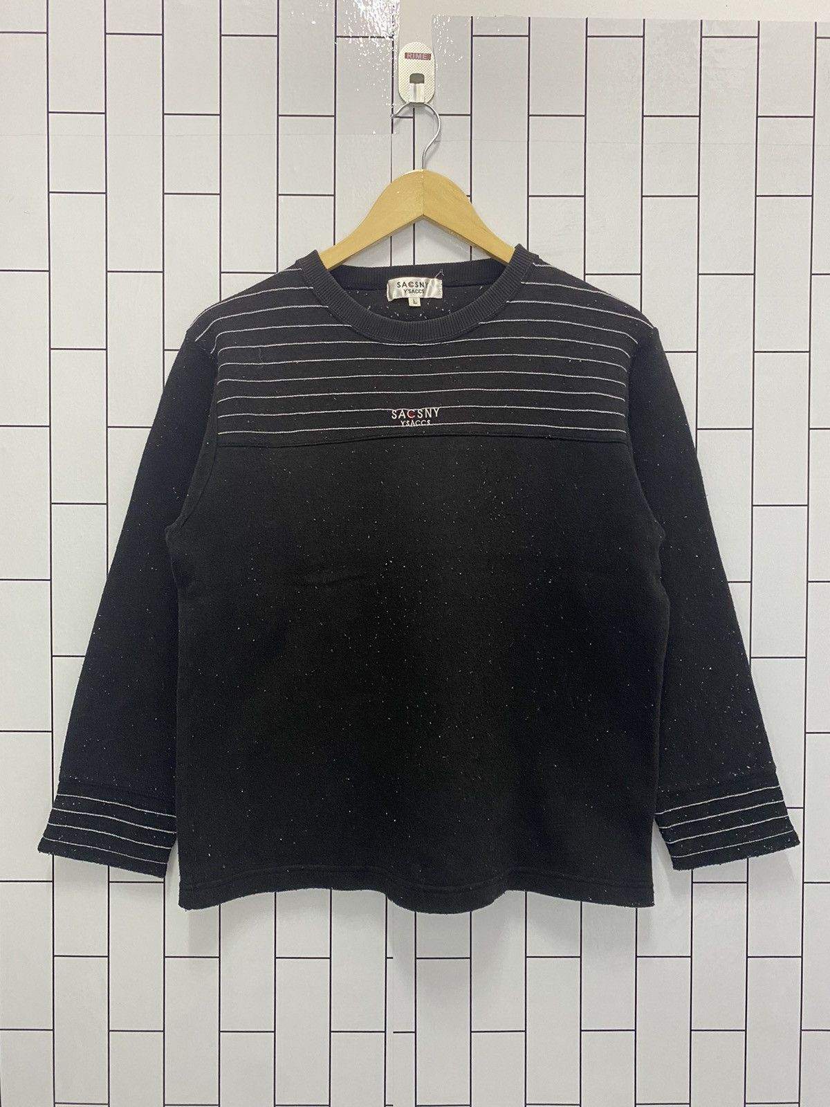 Yohji Yamamoto Sacsny Y’saccs By Yohji Yamamoto Center Logo Sweatshirt Size US M / EU 48-50 / 2 - 2 Thumbnail