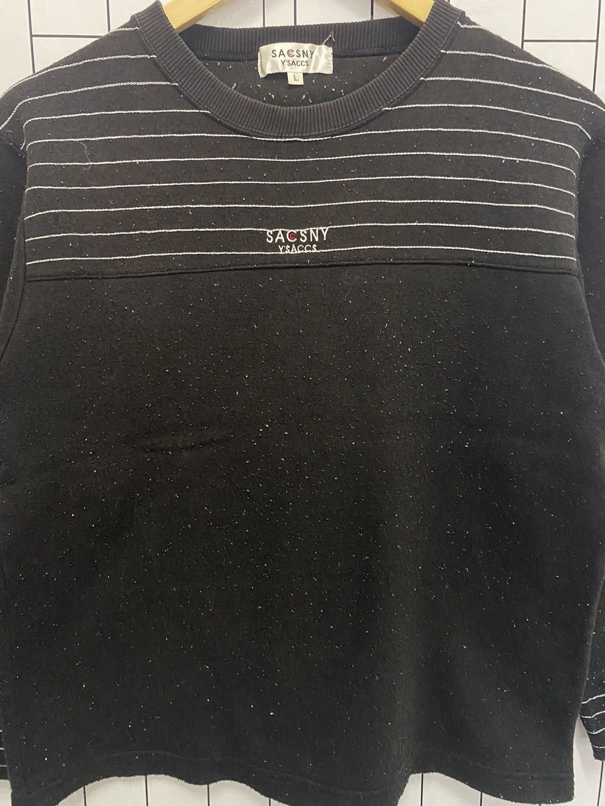 Yohji Yamamoto Sacsny Y’saccs By Yohji Yamamoto Center Logo Sweatshirt Size US M / EU 48-50 / 2 - 7 Thumbnail
