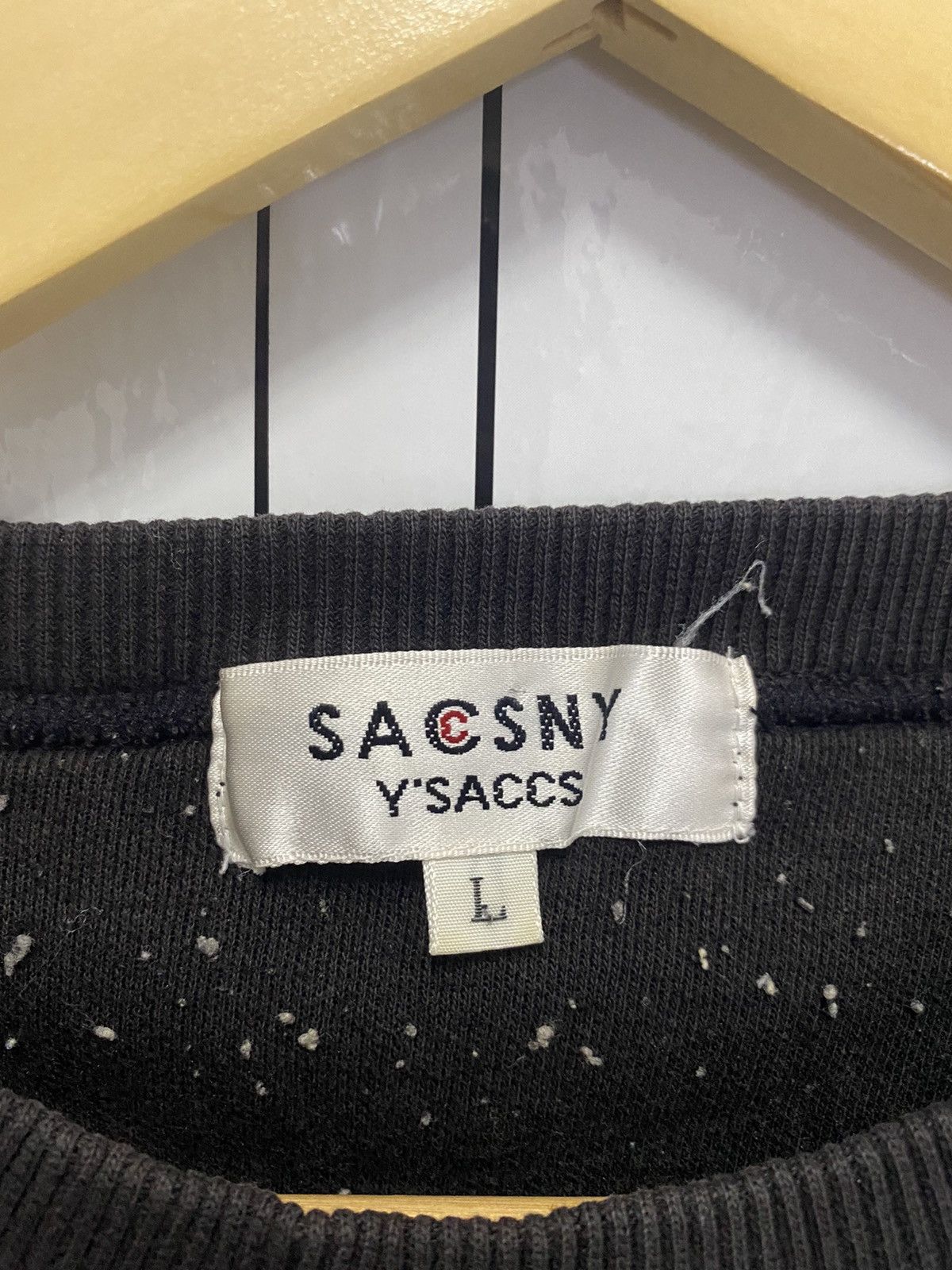 Yohji Yamamoto Sacsny Y’saccs By Yohji Yamamoto Center Logo Sweatshirt Size US M / EU 48-50 / 2 - 6 Thumbnail