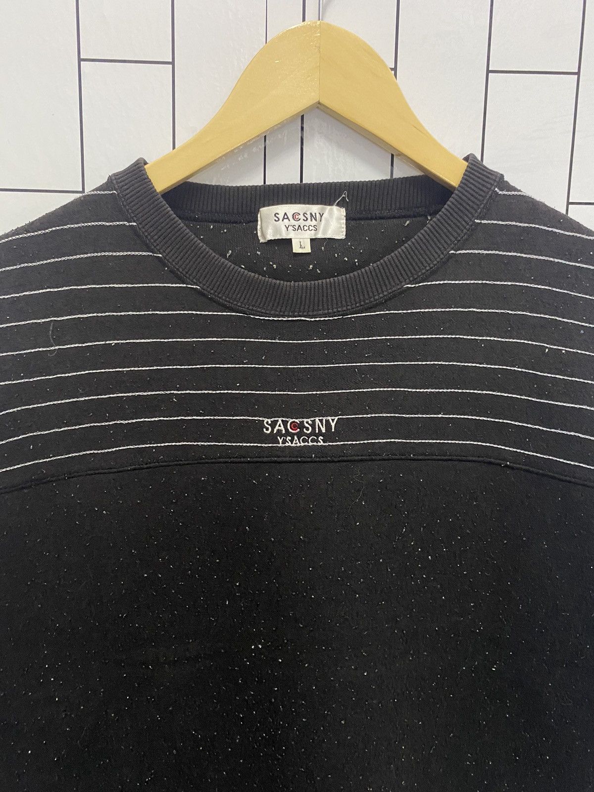Yohji Yamamoto Sacsny Y’saccs By Yohji Yamamoto Center Logo Sweatshirt Size US M / EU 48-50 / 2 - 5 Thumbnail