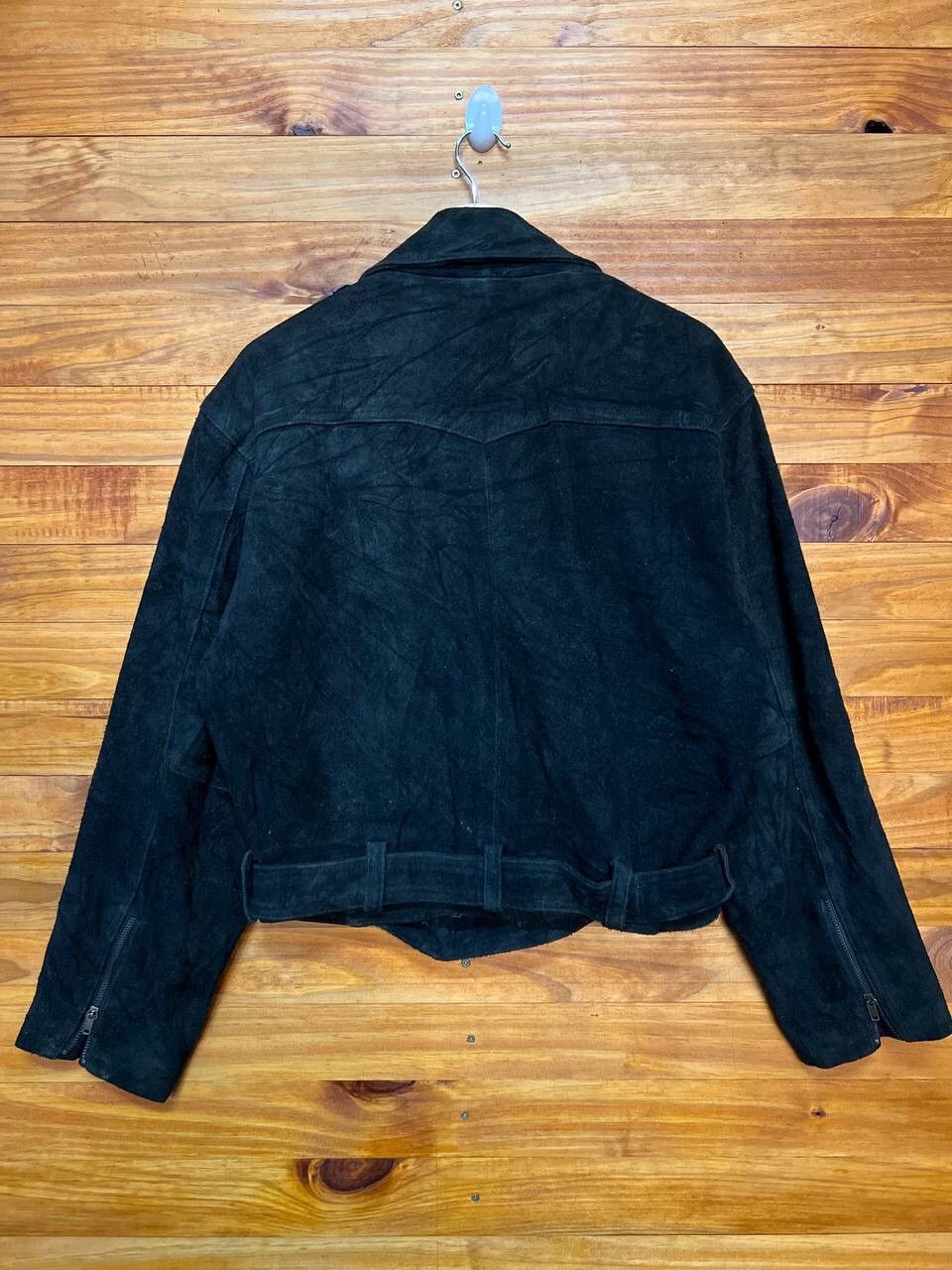 Leather VINTAGE SUEDE LEATHER BIKER JACKET Size US M / EU 48-50 / 2 - 8 Thumbnail