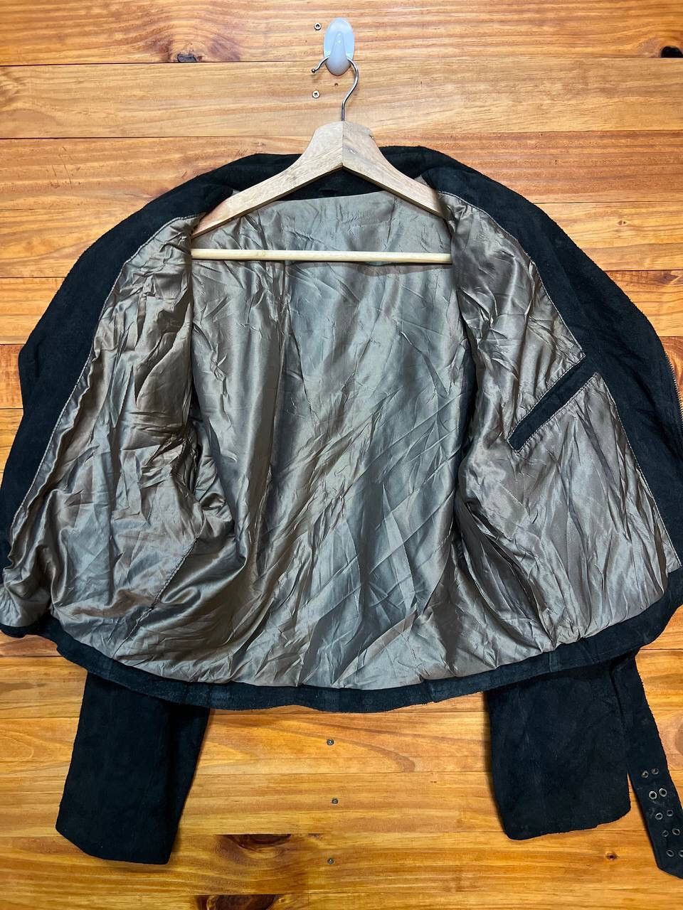 Leather VINTAGE SUEDE LEATHER BIKER JACKET Size US M / EU 48-50 / 2 - 10 Thumbnail