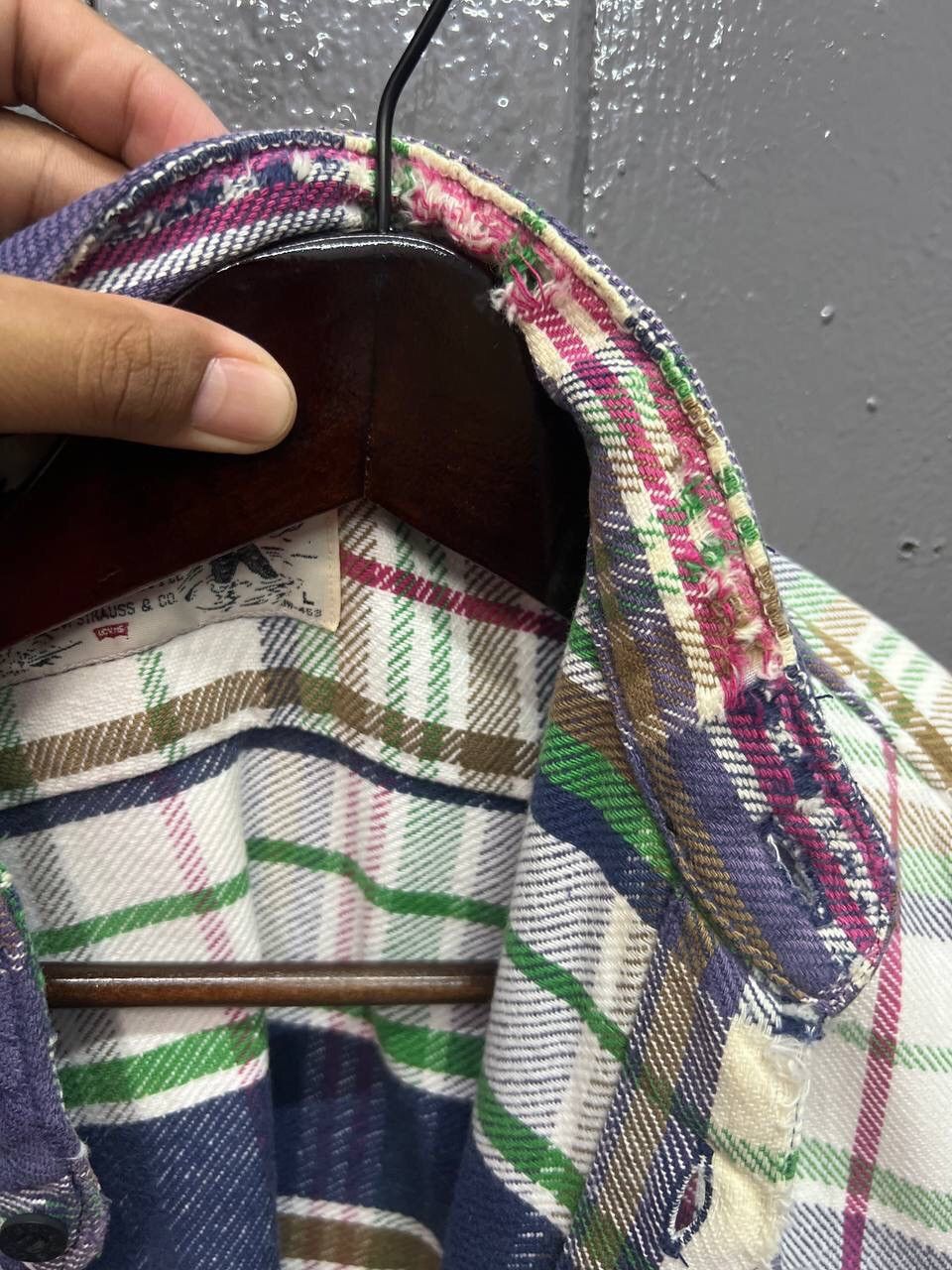 Levi's Vintage Clothing VINTAGE ALASKA LEVIS FINEST VACATIONLAND FLANNEL Size US L / EU 52-54 / 3 - 12 Thumbnail