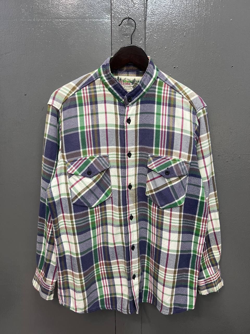 image of Levis Vintage Clothing x Vintage Alaska Levis Finest Vacationland Flannel, Men's (Size Large)