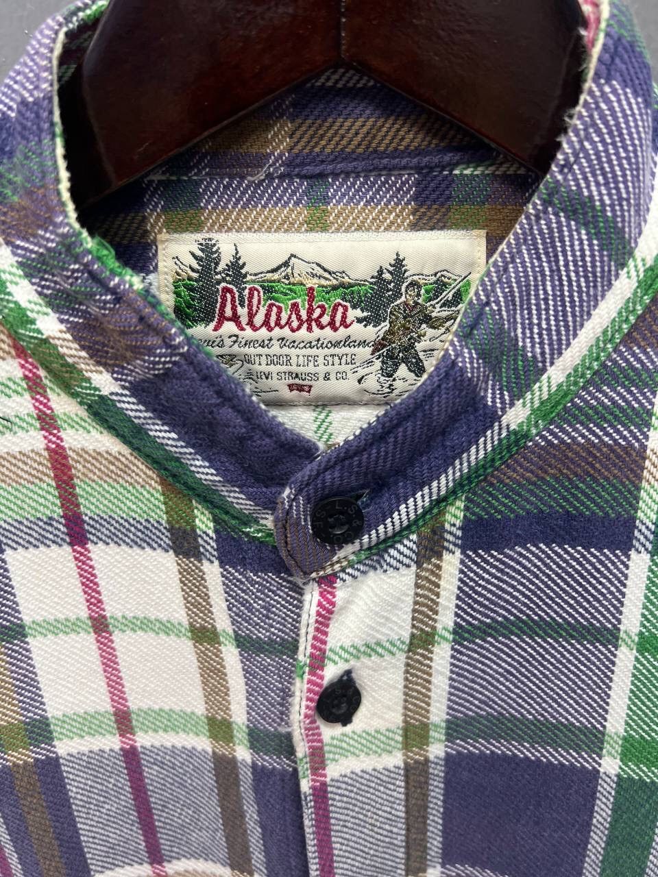 Levi's Vintage Clothing VINTAGE ALASKA LEVIS FINEST VACATIONLAND FLANNEL Size US L / EU 52-54 / 3 - 6 Thumbnail